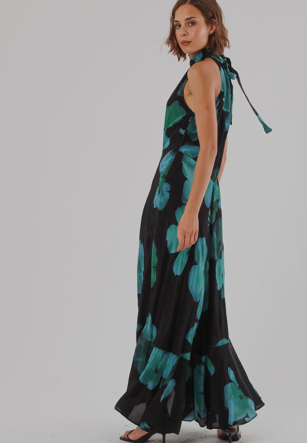 VALERIA MAXI DRESS FIRE BLUE