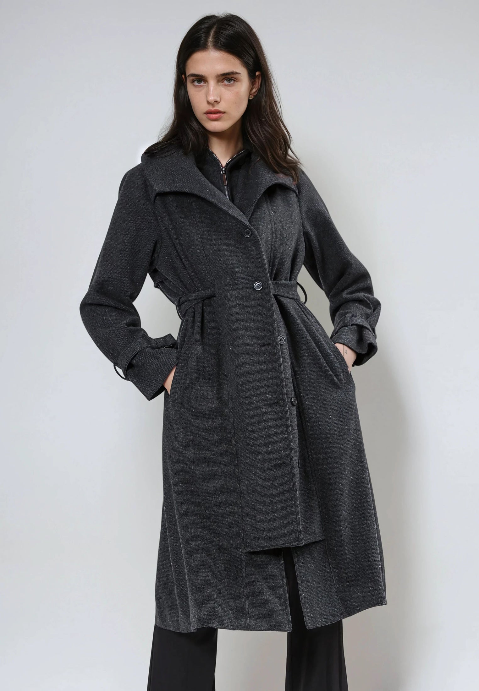 LIMIT COAT DARK GREY