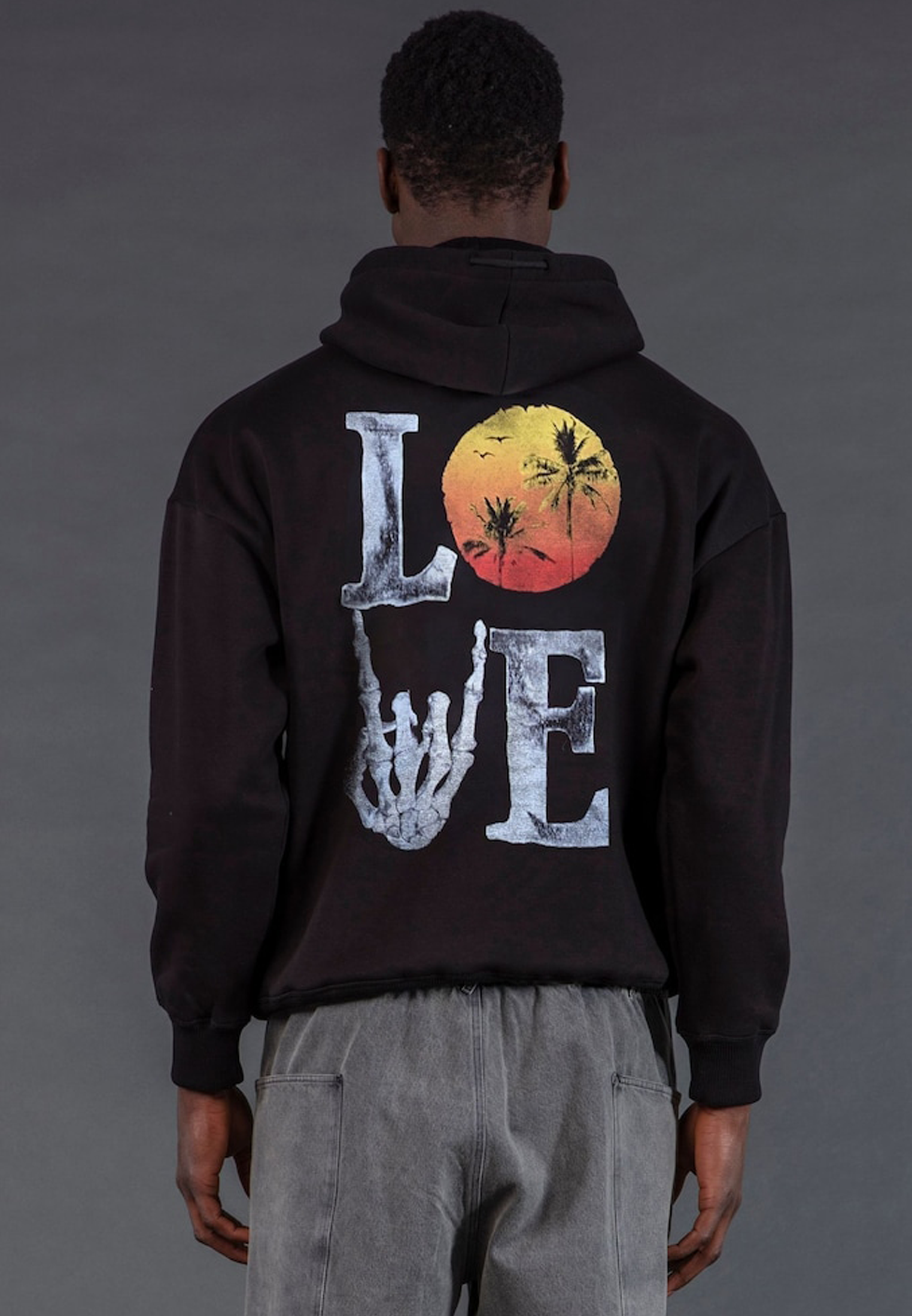 SUMMER LOVE HOODIE BLACK