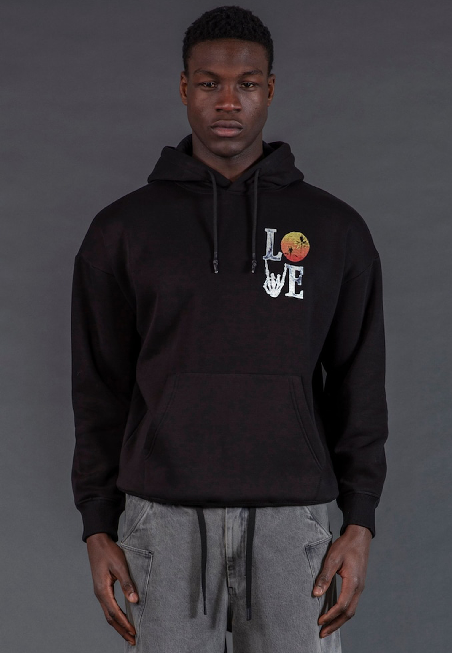 SUMMER LOVE HOODIE BLACK