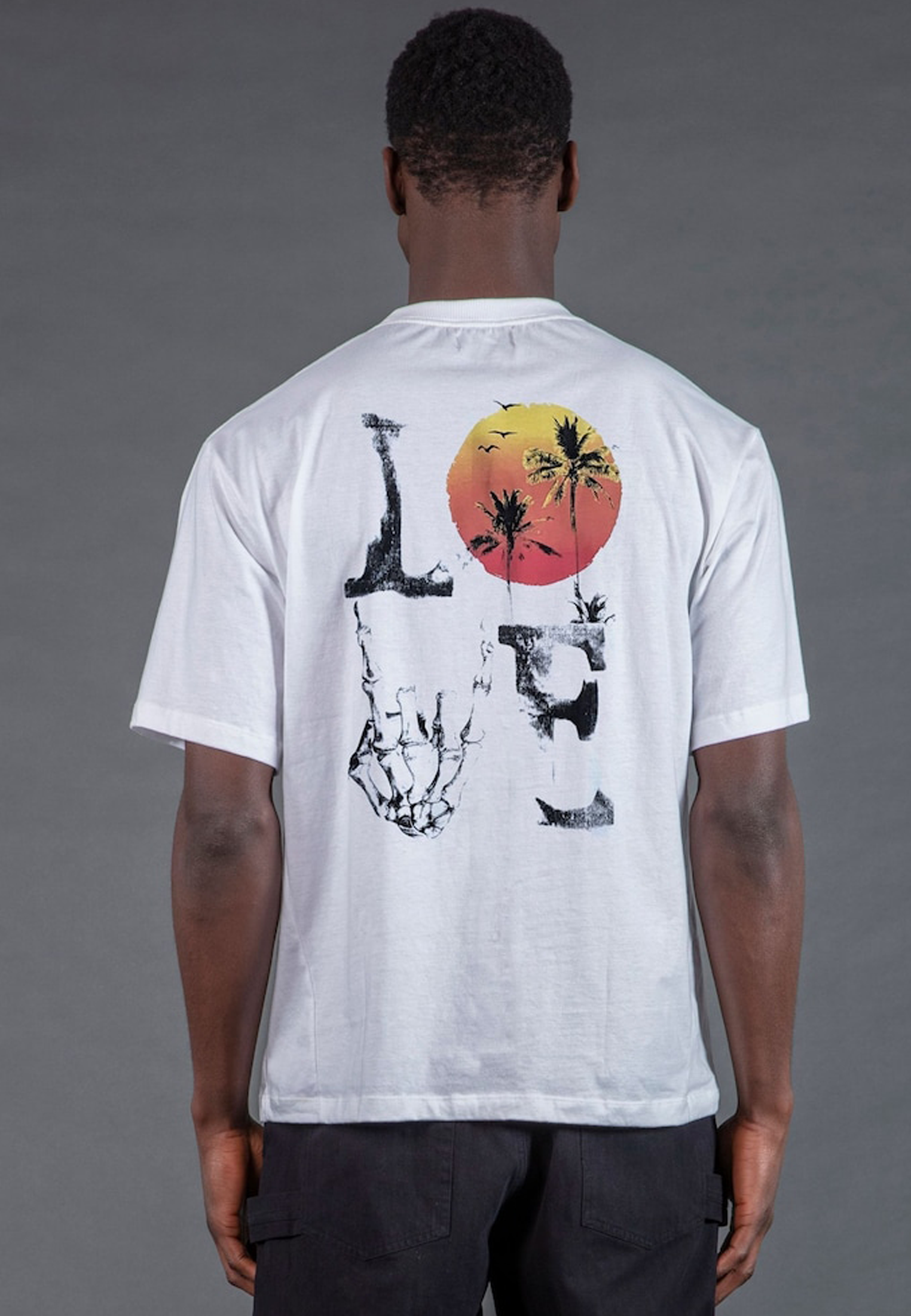 SUMMER LOVE OVERSIZED T-SHIRT OFF WHITE