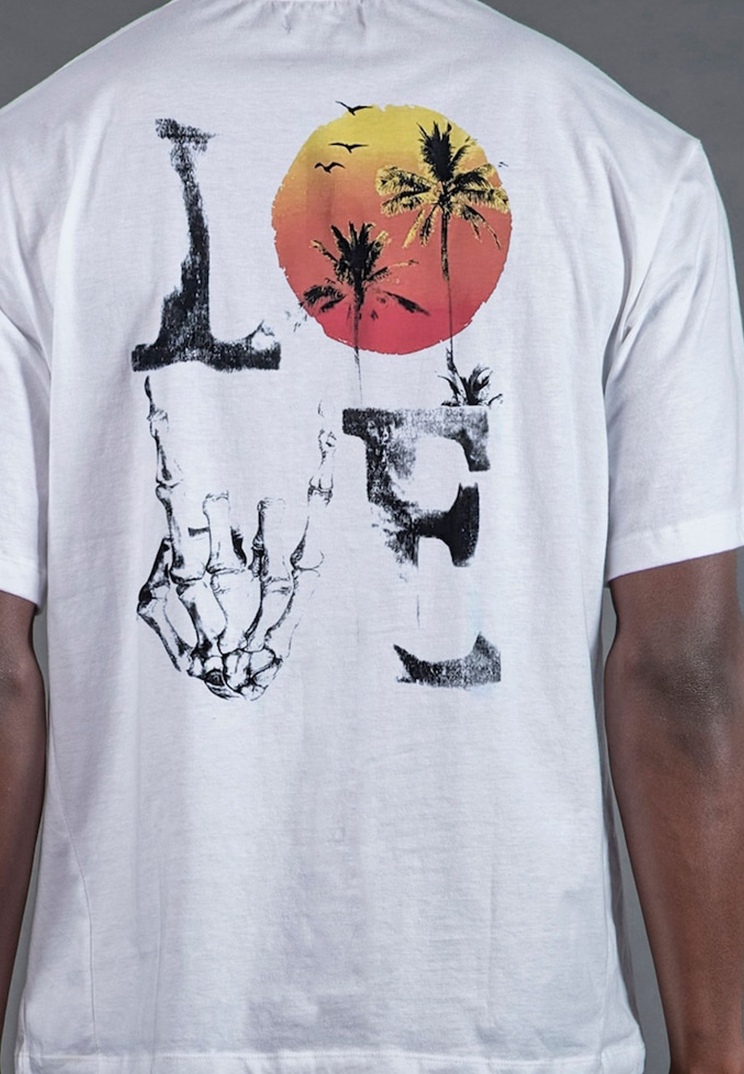 SUMMER LOVE OVERSIZED T-SHIRT OFF WHITE
