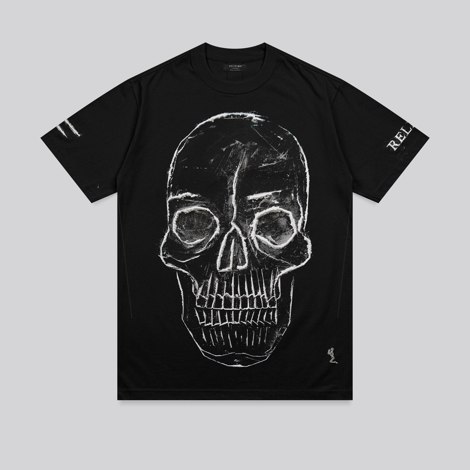 BUMP CREW NECK T-SHIRT BLACK