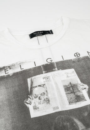 REL PAPER T-SHIRT LEMON BALM