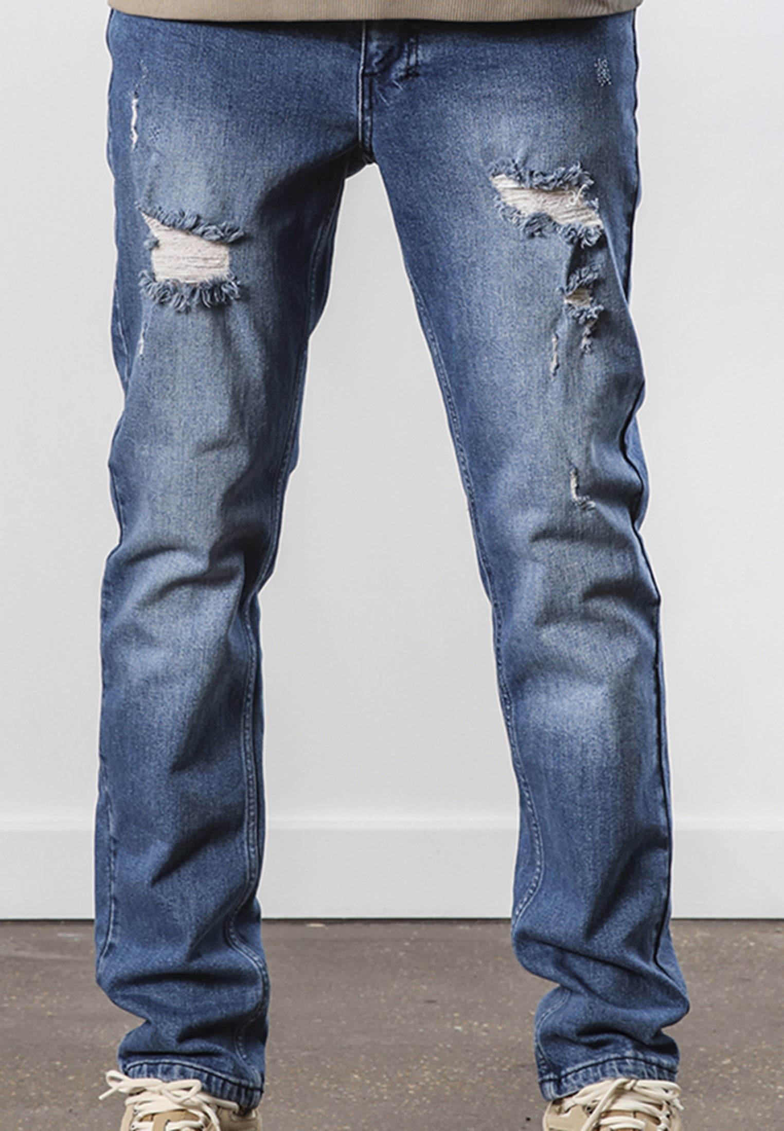 LAZER RIPPED 2024 LIGHT BLUE JEANS 38X32