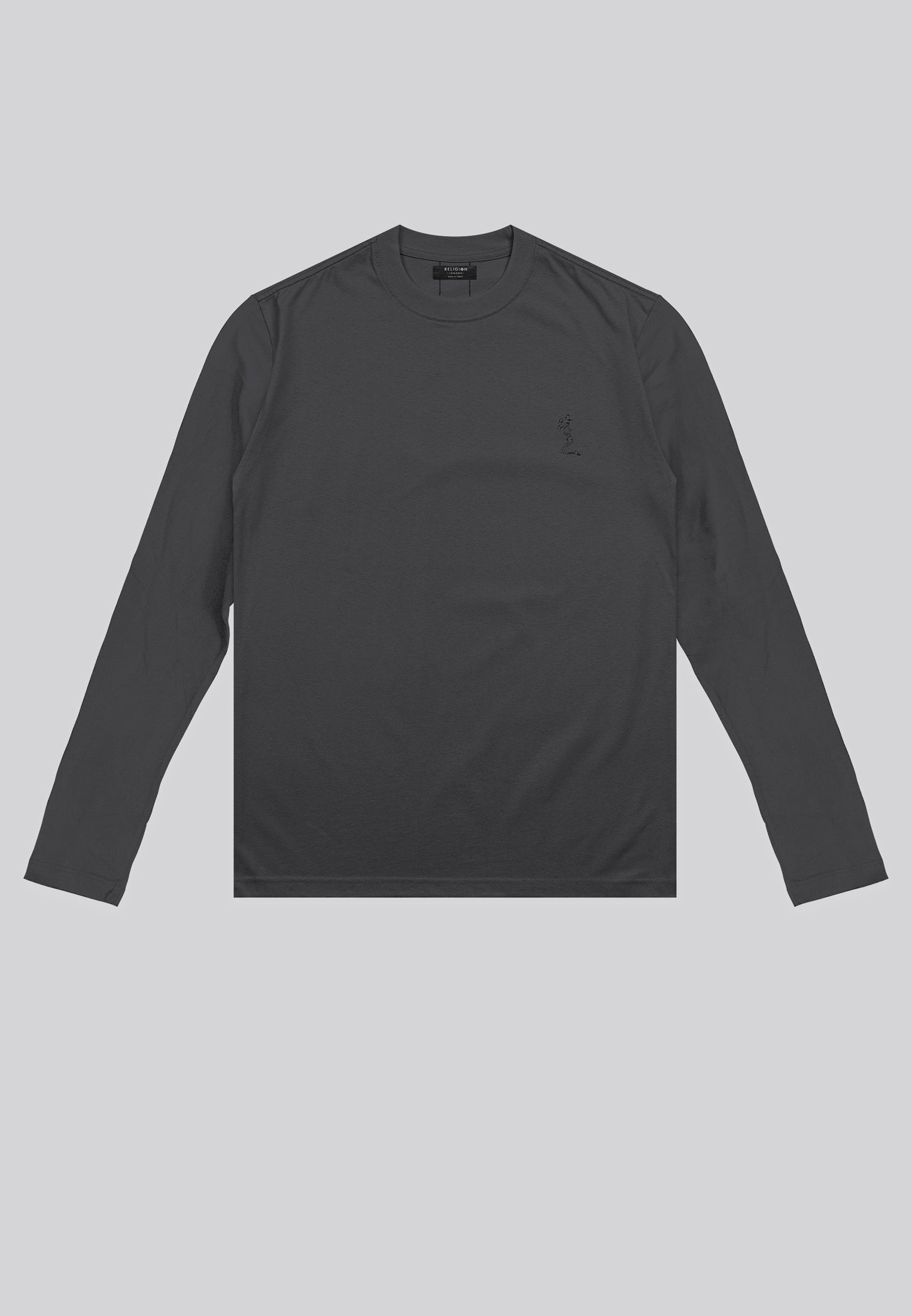 ESSENTIAL CORE BLACK OYSTER LONG SLEEVE T-SHIRT