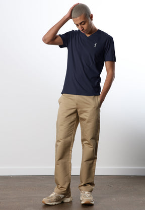 CORE V-NECK T-SHIRT INDIGO