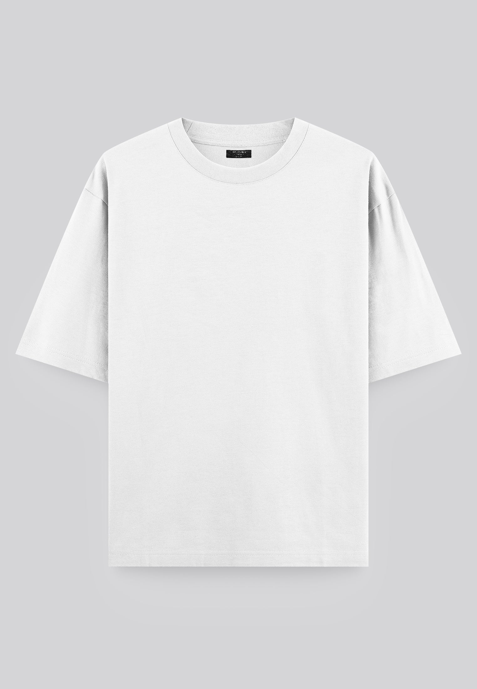 OVERSIZED HEAVY EMBRO T-SHIRT OFF WHITE