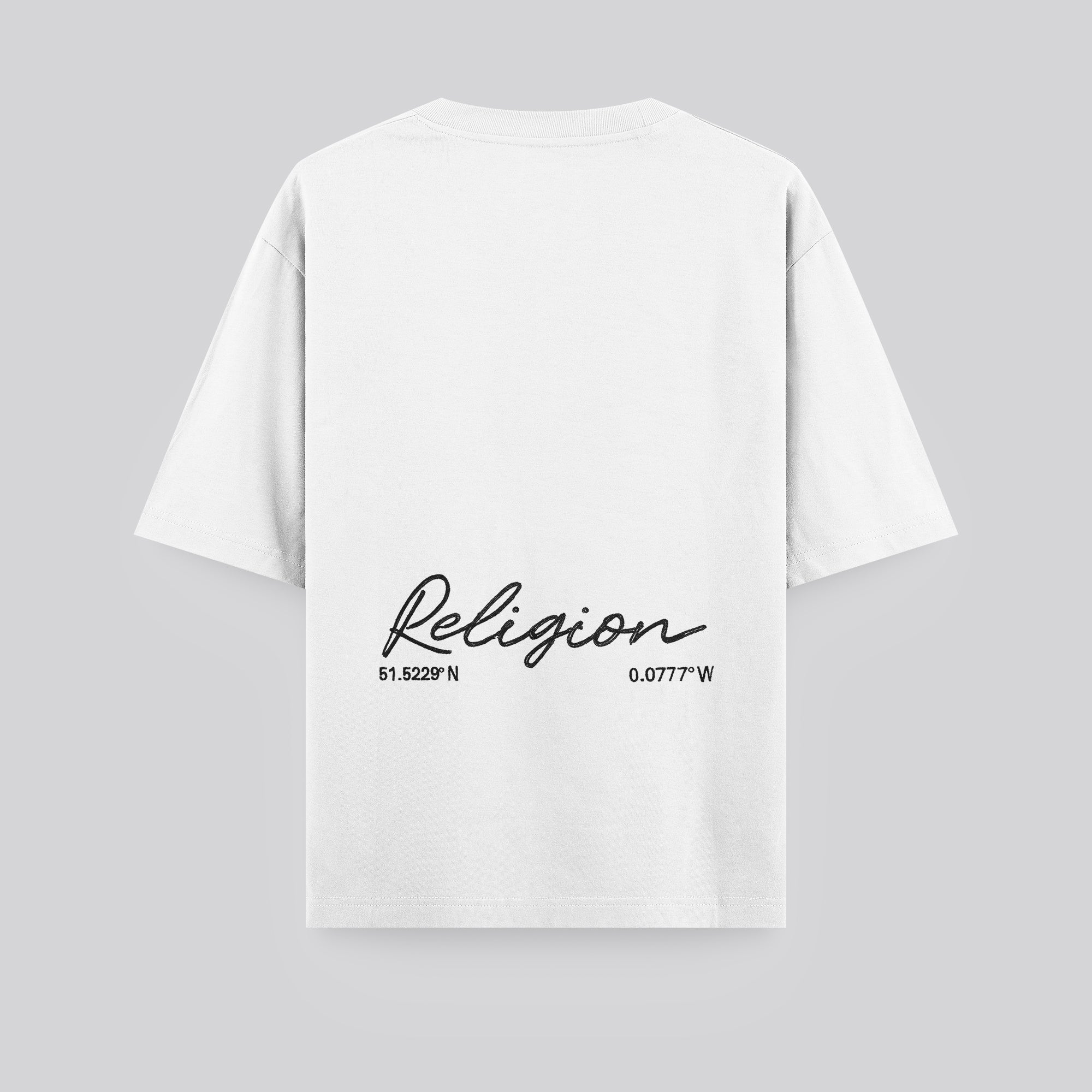 OVERSIZED HEAVY EMBRO T-SHIRT OFF WHITE