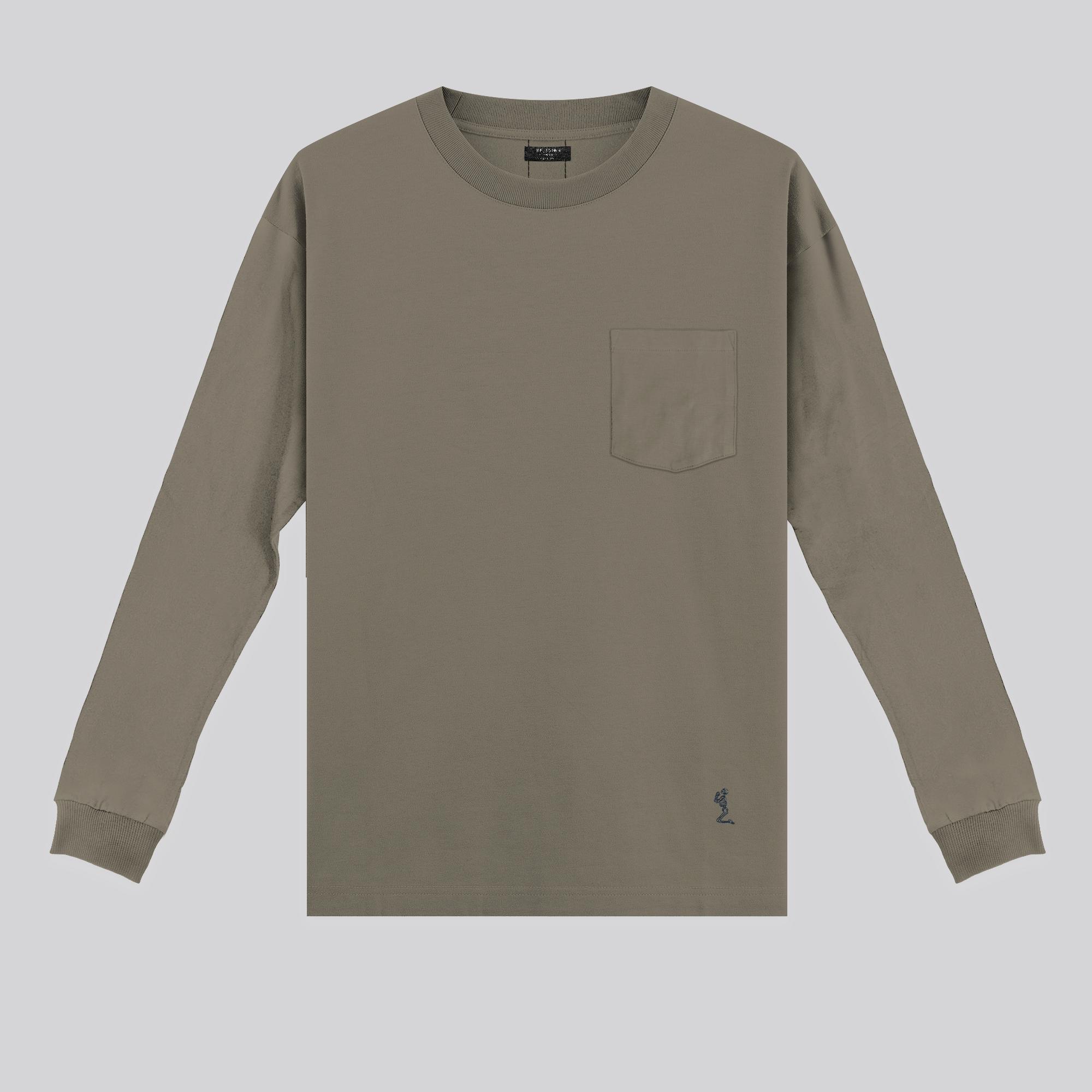 HEAVYWEIGHT LS POCKET T-SHIRT DESERT TAUPE