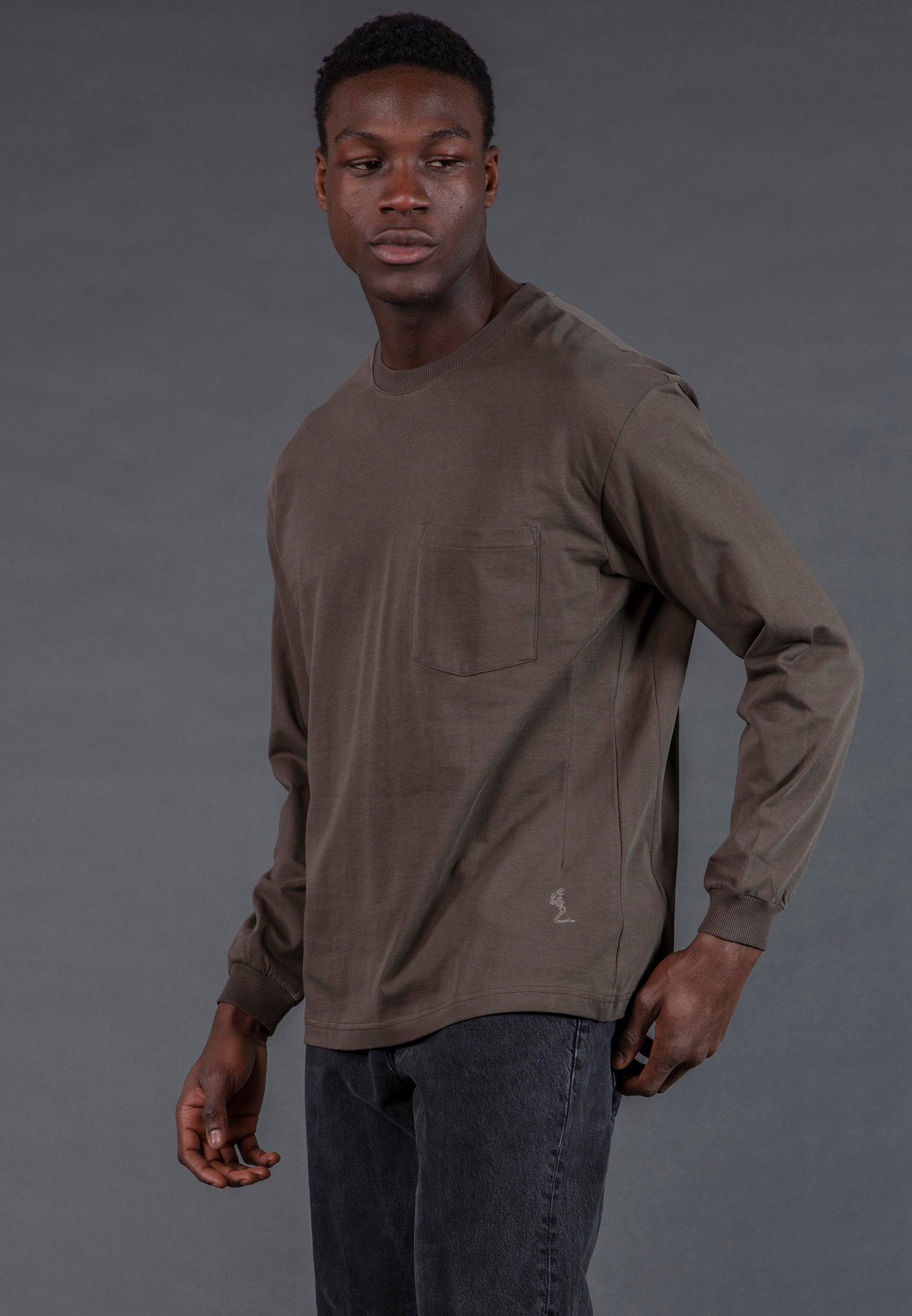 HEAVYWEIGHT LS POCKET T-SHIRT DESERT TAUPE