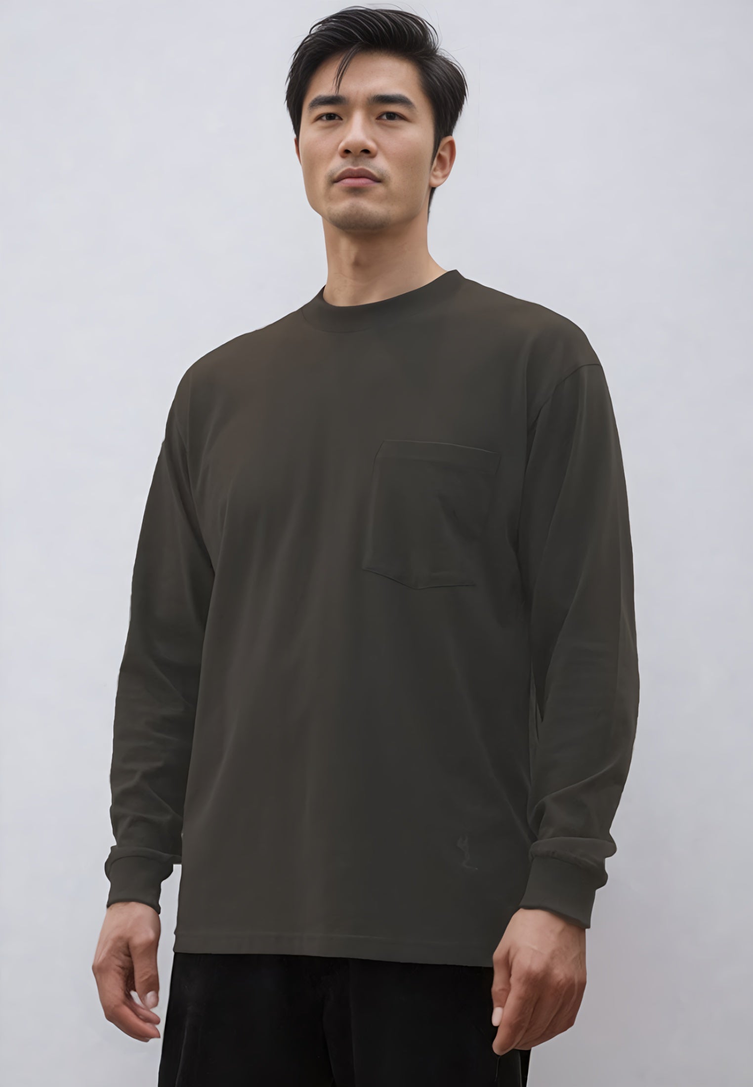 HEAVYWEIGHT LS POCKET T-SHIRT DESERT TAUPE