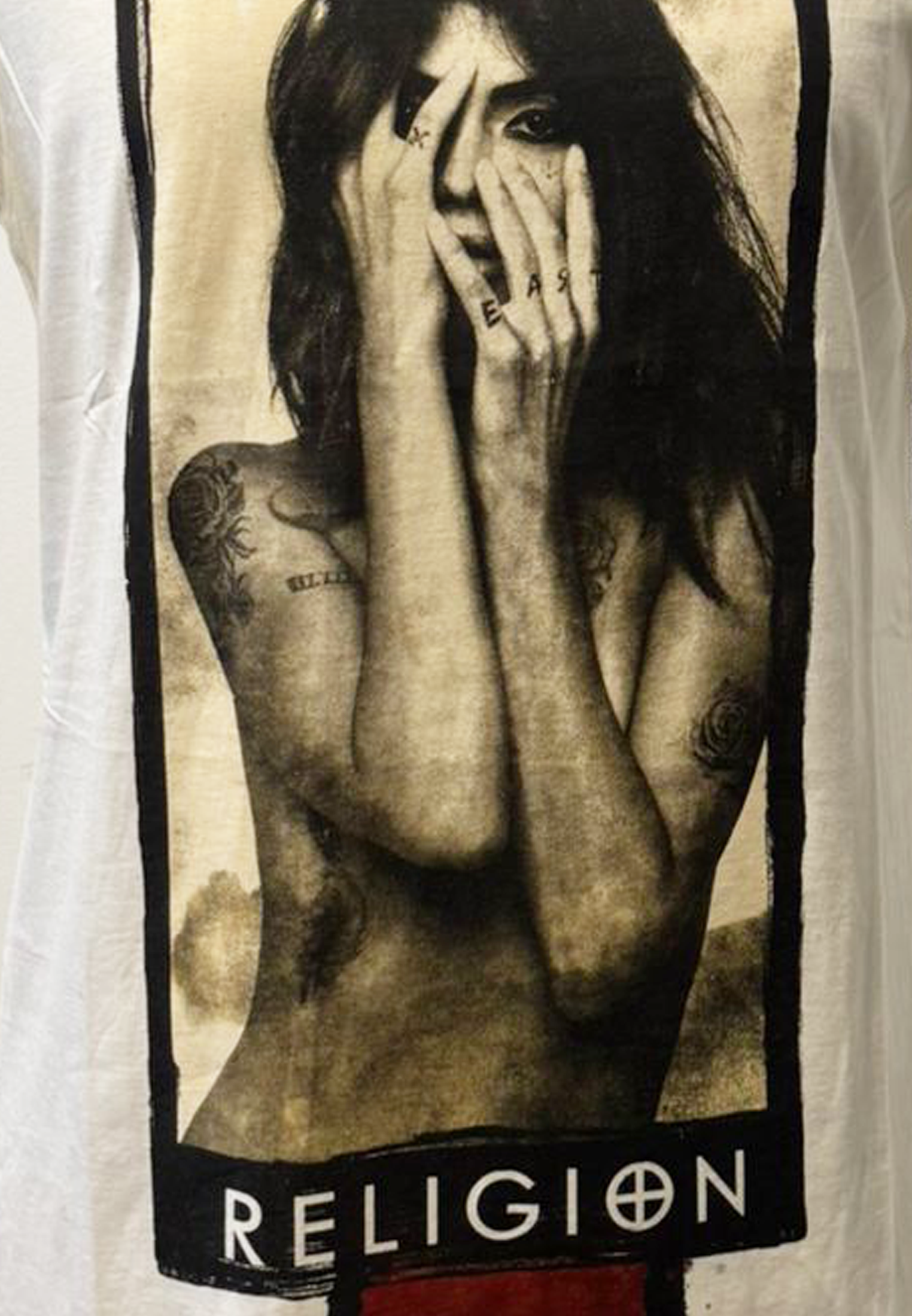 MUSIC, SEX N CASHIN CHEQUES DRESS WHITE
