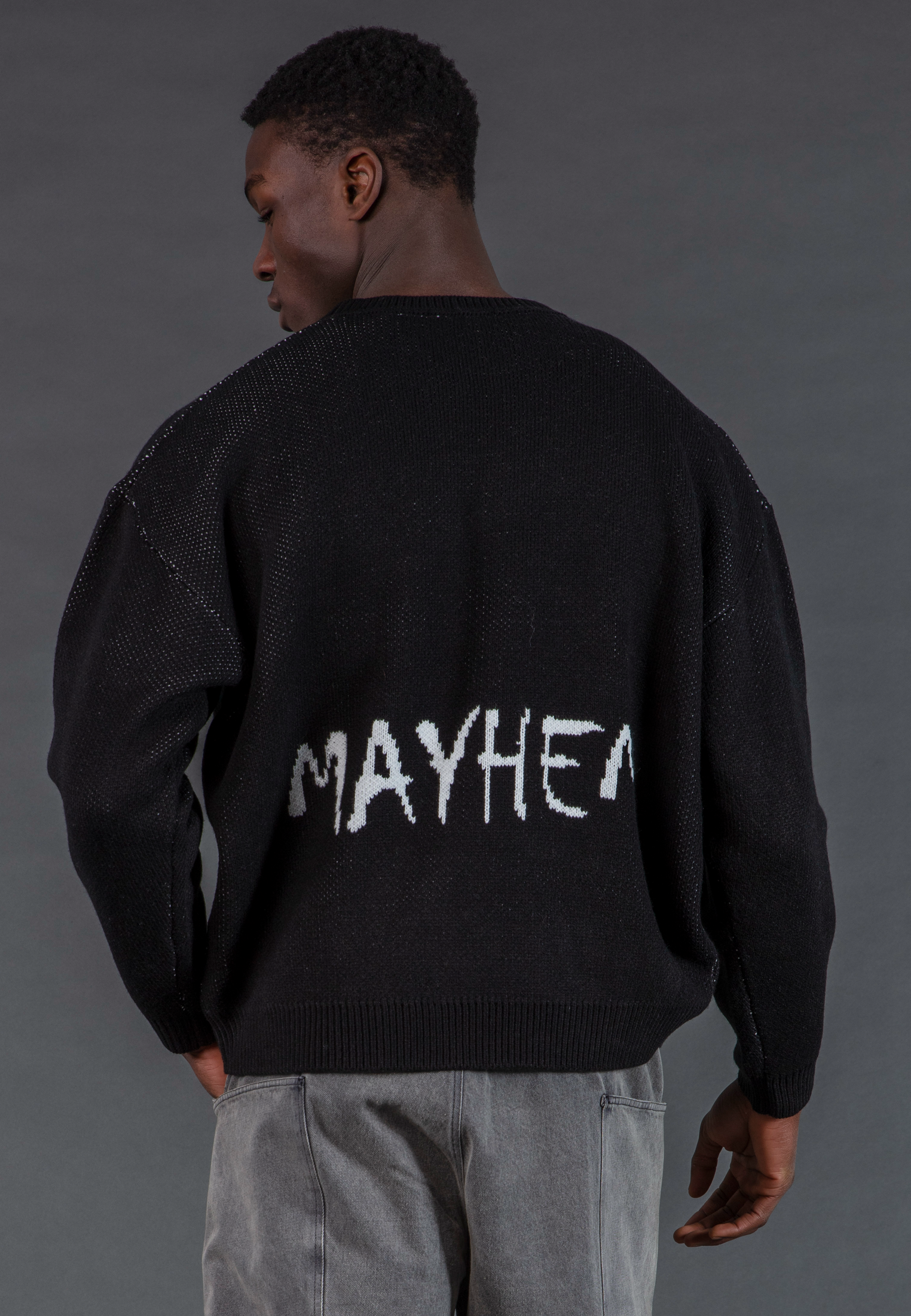 MAYHEM KNIT BLACK
