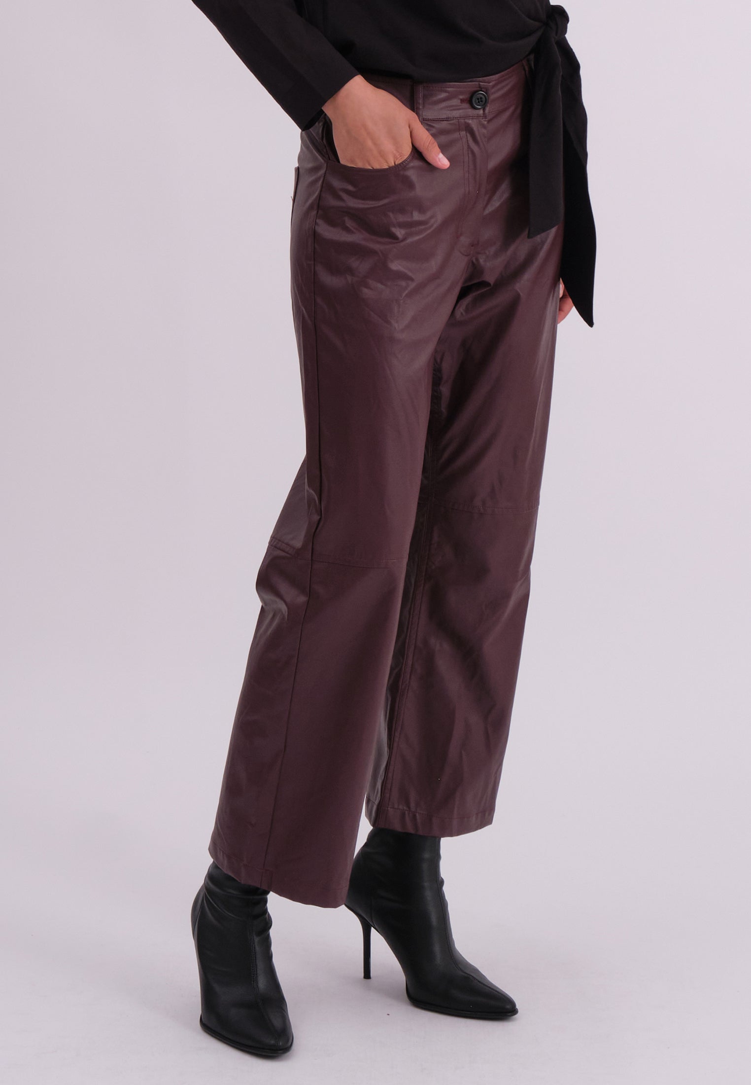 NEBULA TROUSERS OXBLOOD