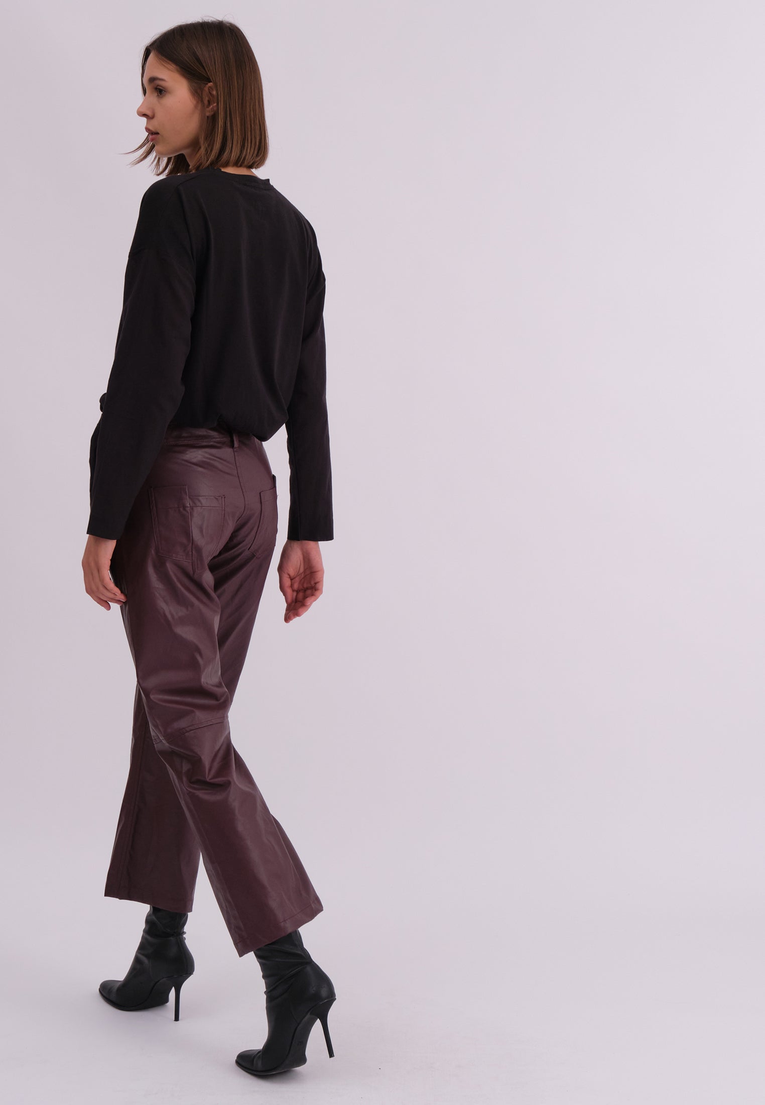 NEBULA TROUSERS OXBLOOD