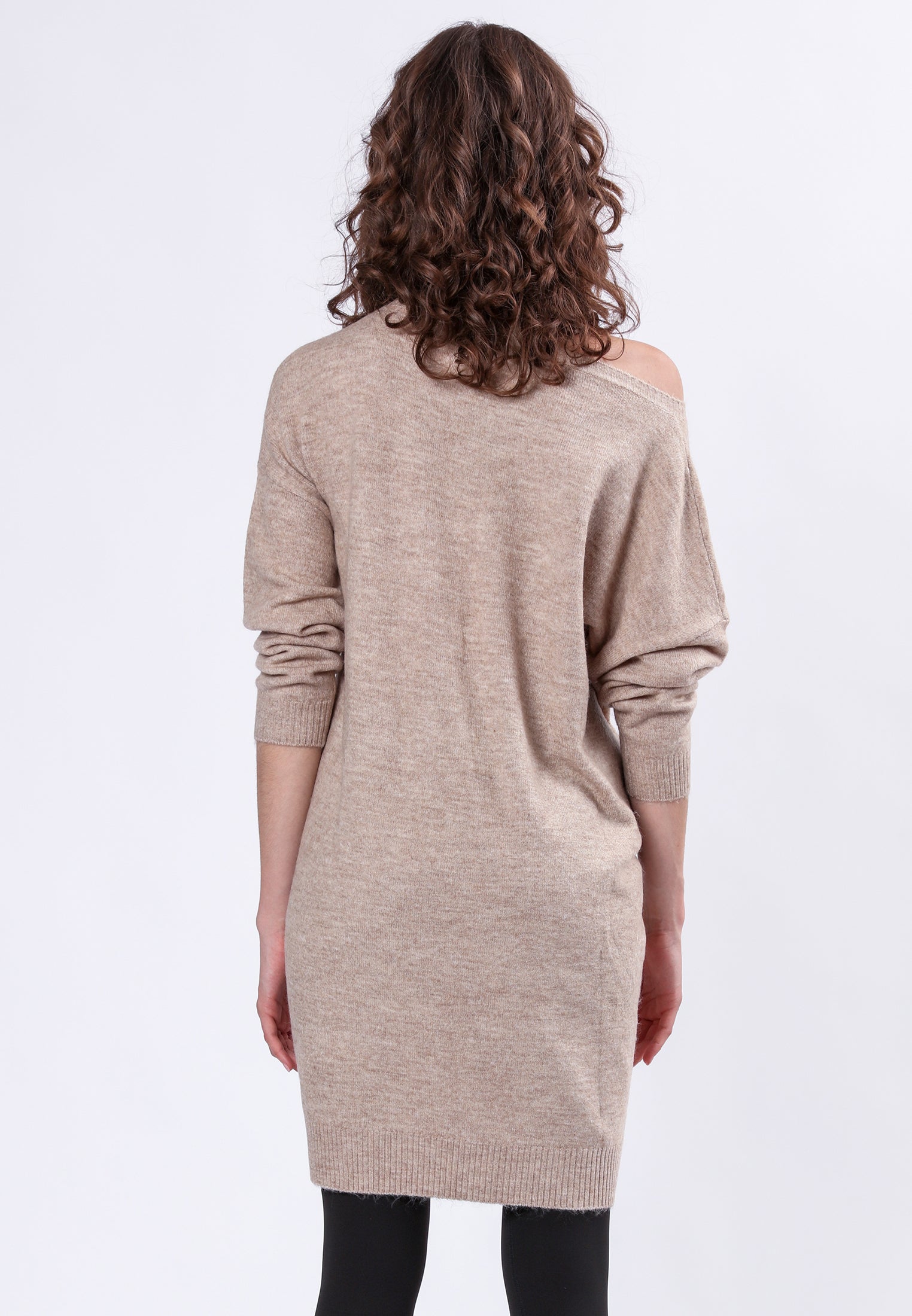 NEBULA DRESS BEIGE