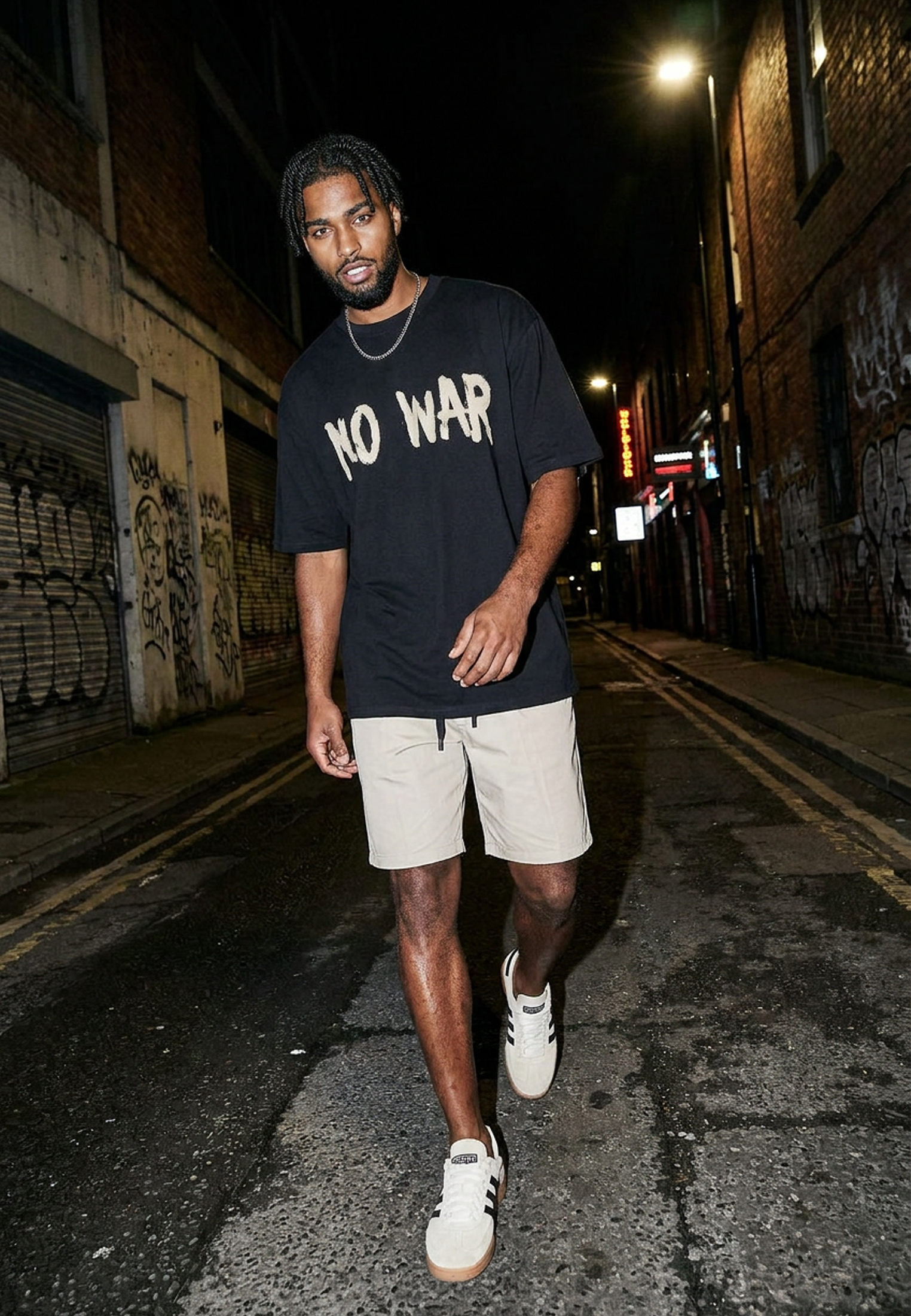 NO WAR T-SHIRT BLACK