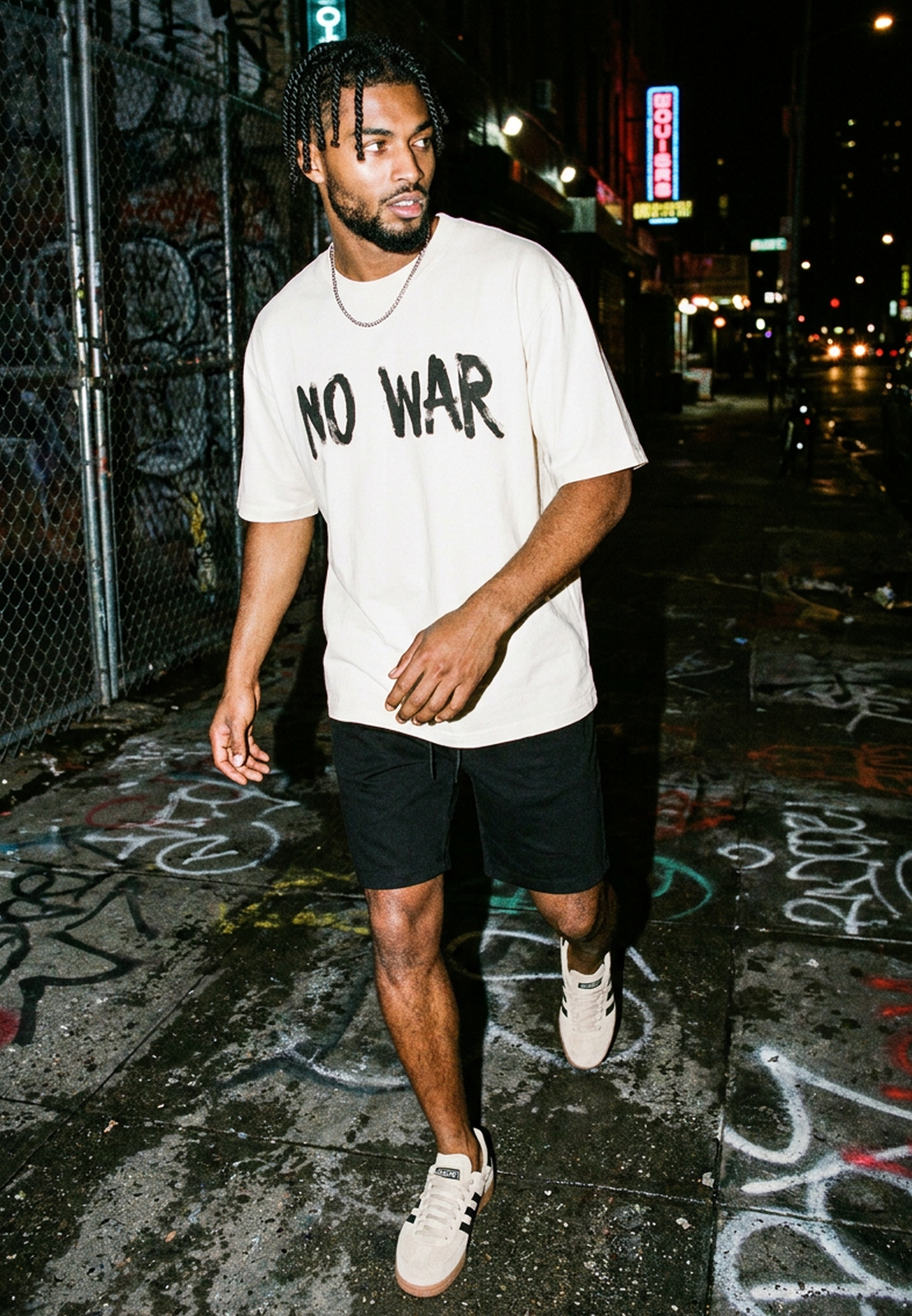 NO WAR T-SHIRT WHITE