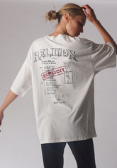 EXPLICIT T-SHIRT VINTAGE OFF WHITE