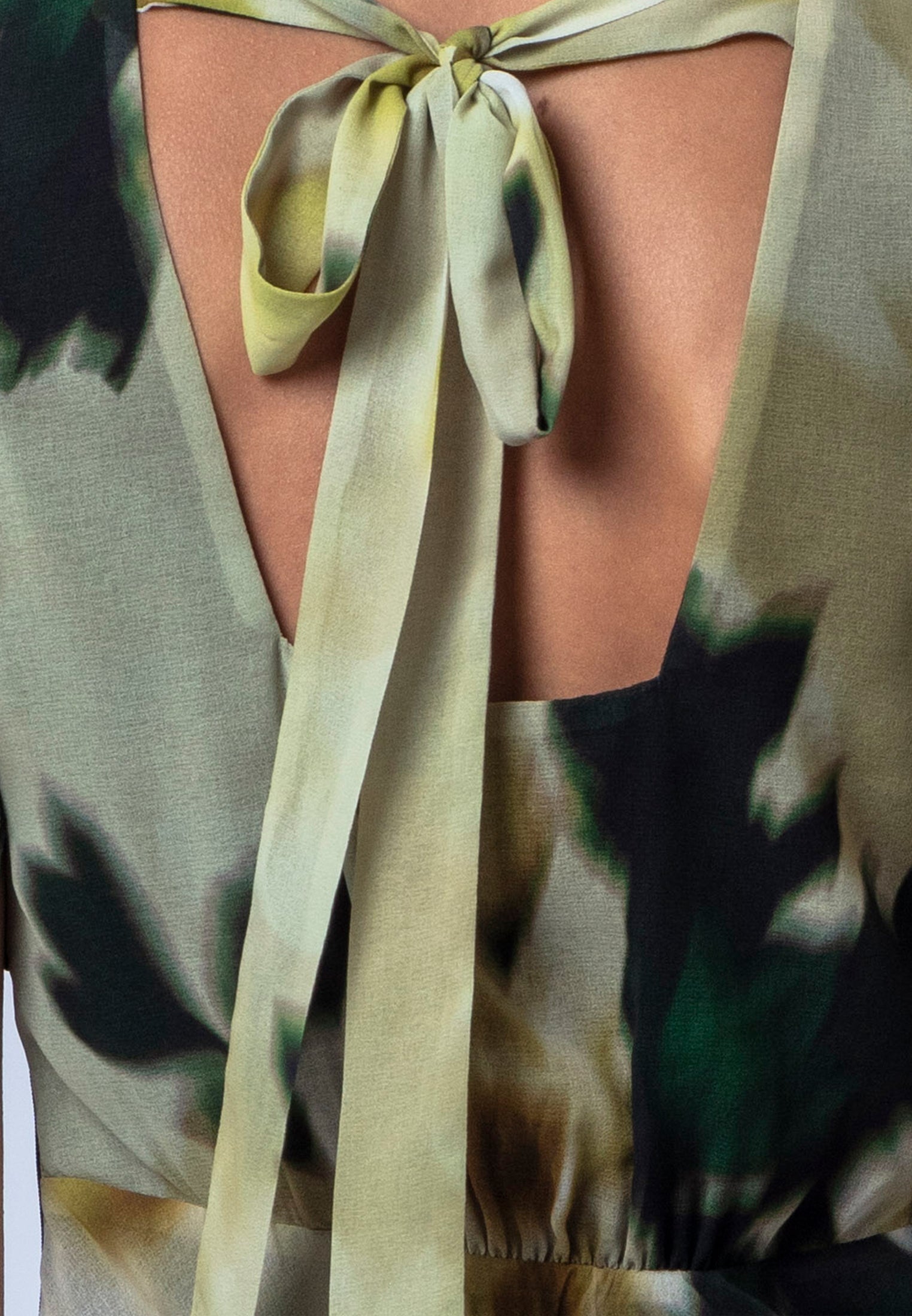 LIV MAXI DRESS BLUR YELLOW