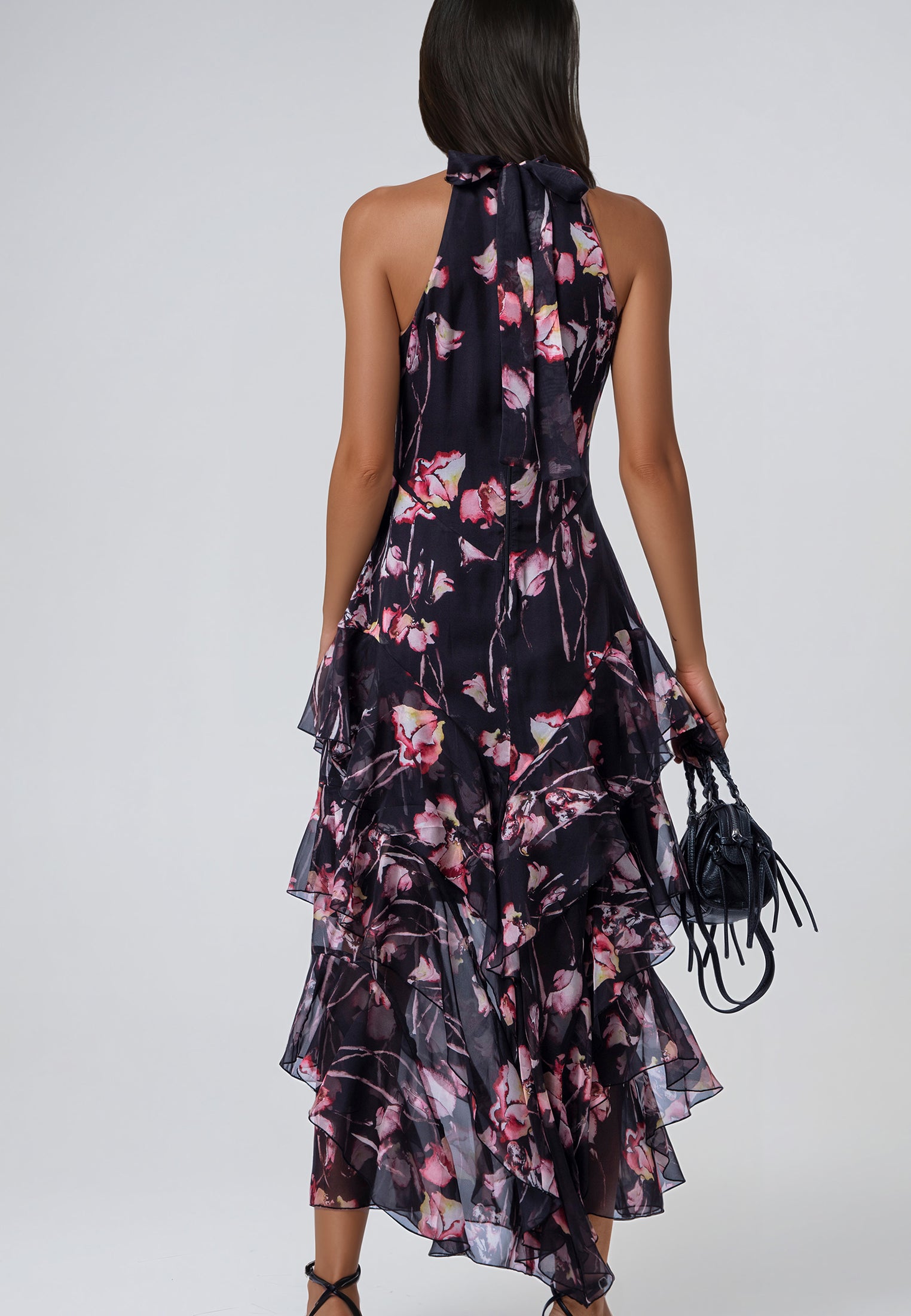 TAYLOR MAXI DRESS TIMID DARK FLORAL