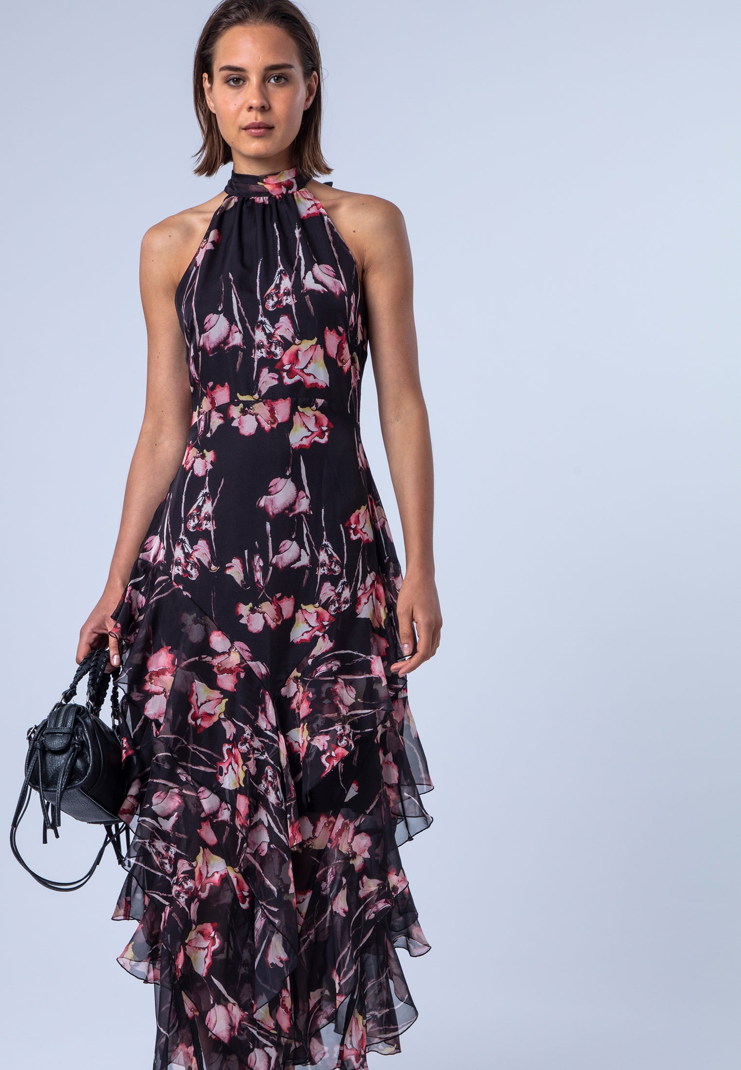 TAYLOR MAXI DRESS TIMID DARK FLORAL