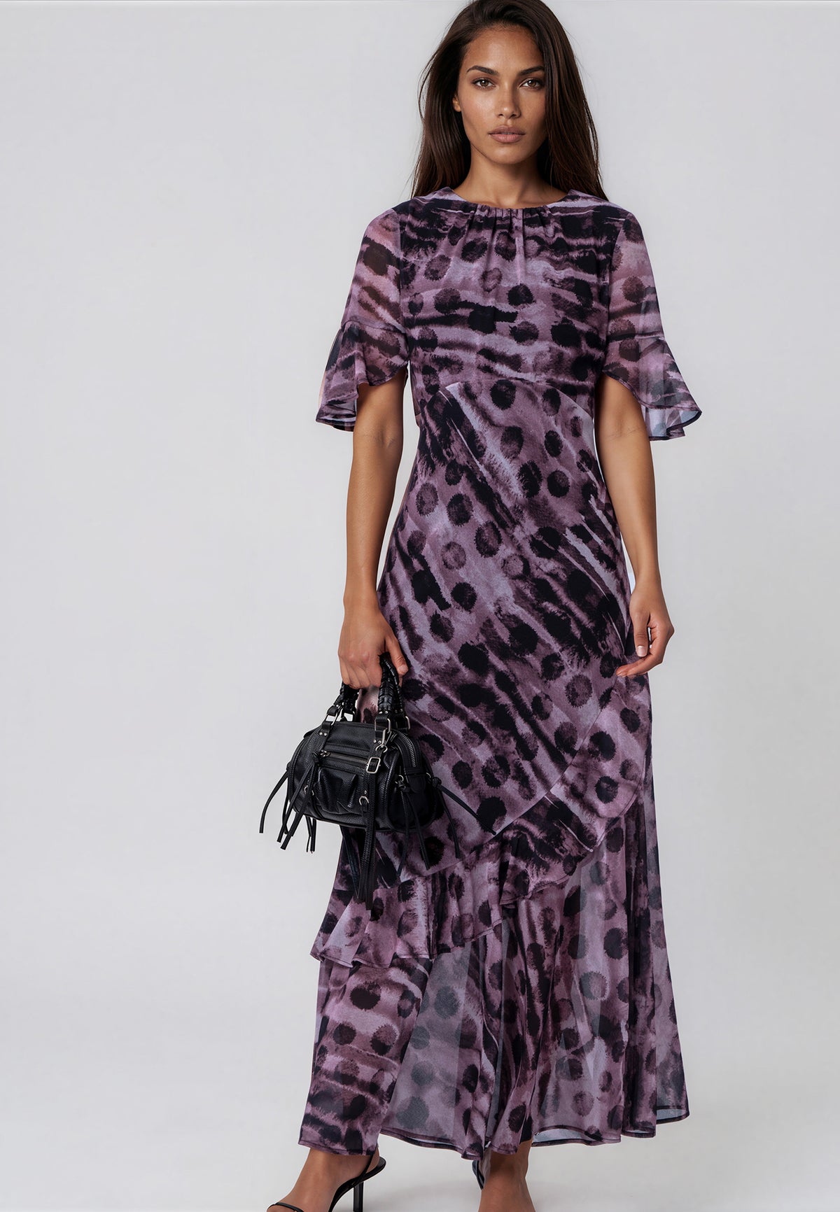 LIV MAXI DRESS DOT ASHES