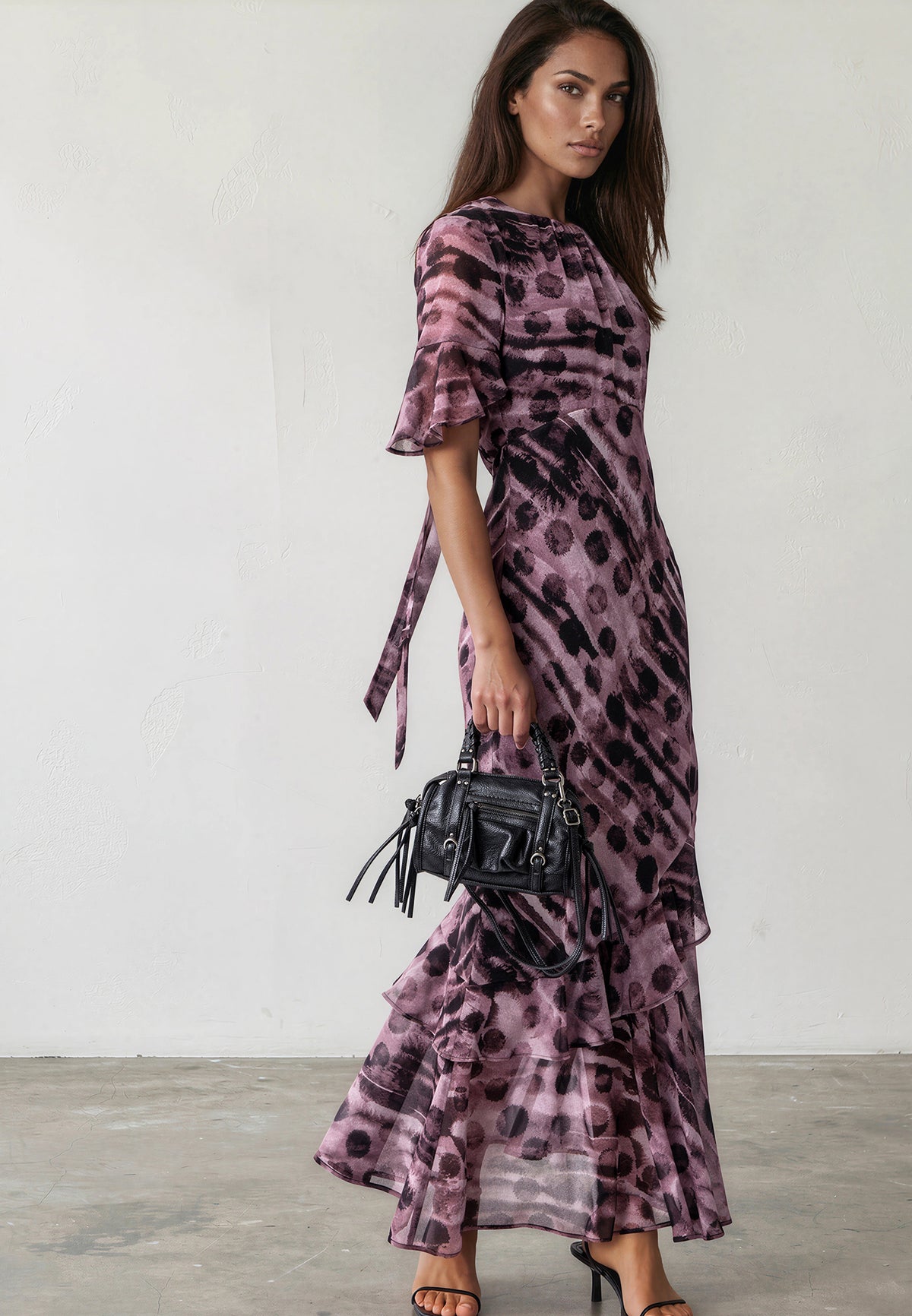LIV MAXI DRESS DOT ASHES