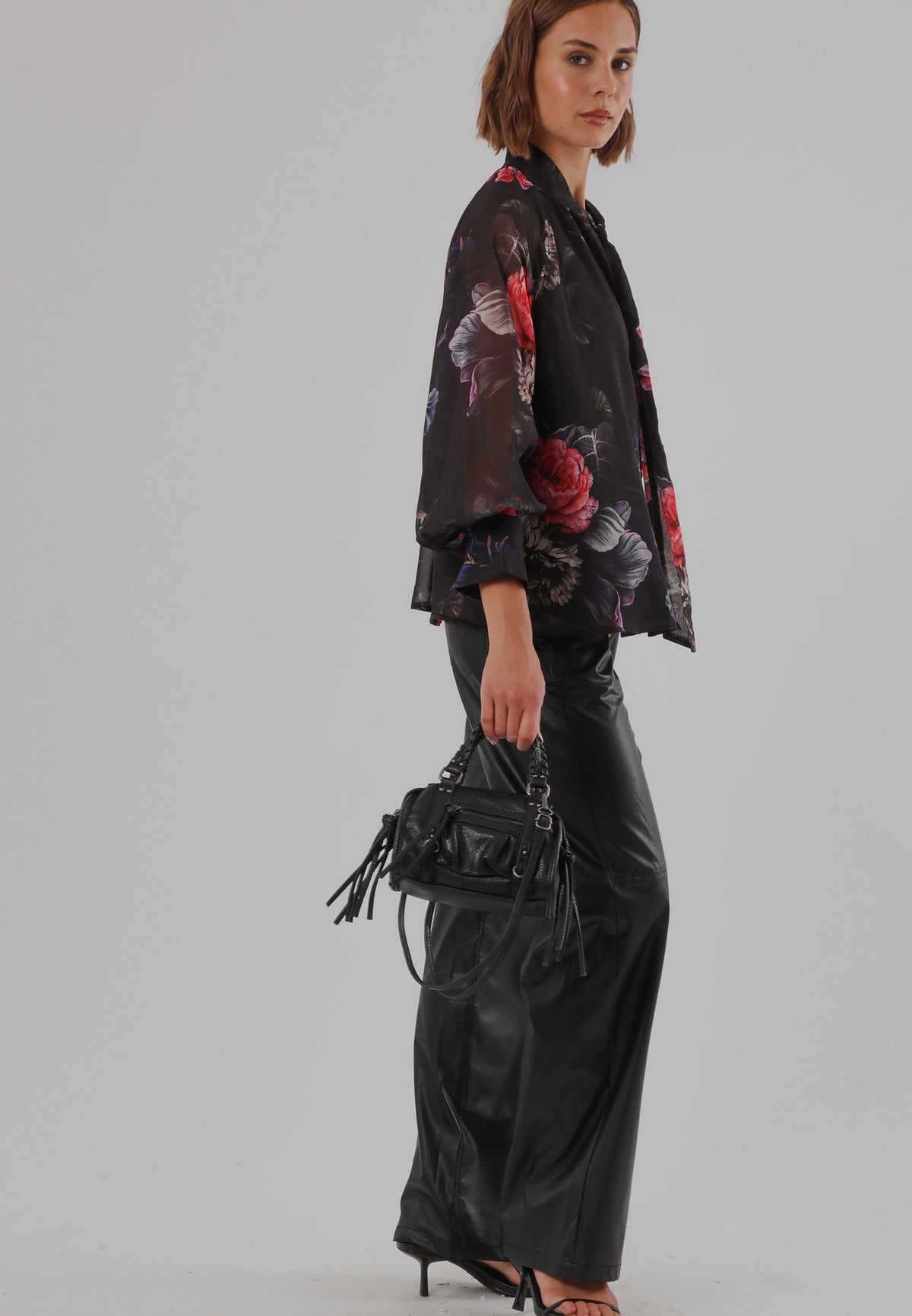 LIV TOP FLORAL RED