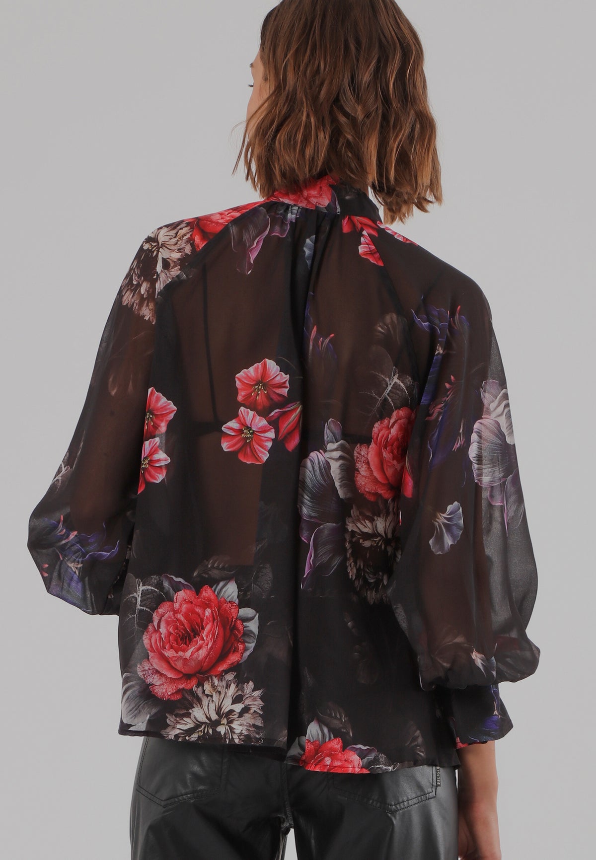 LIV TOP FLORAL RED