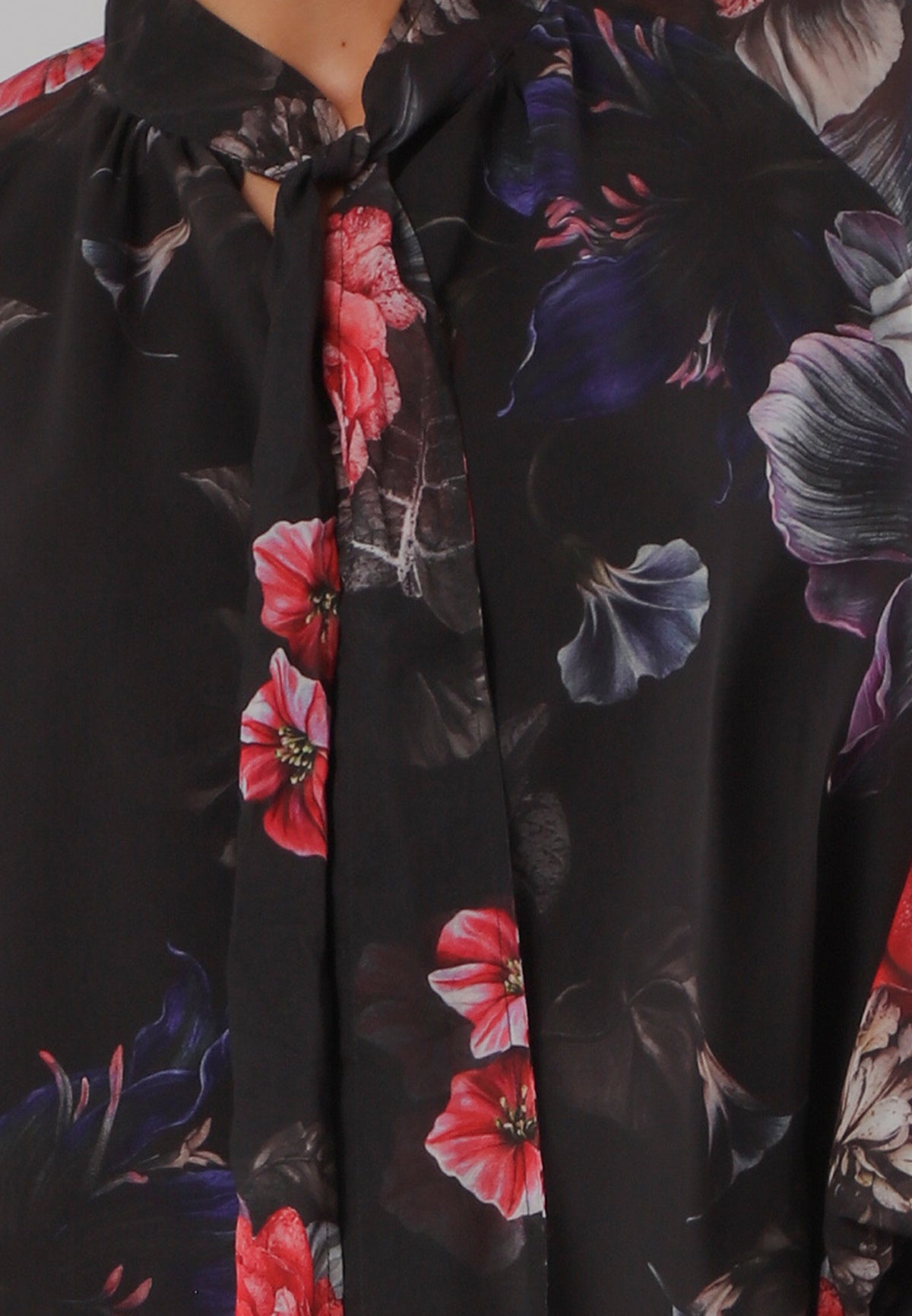 LIV TOP FLORAL RED