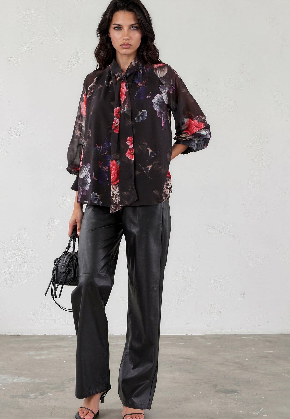 LIV TOP FLORAL RED