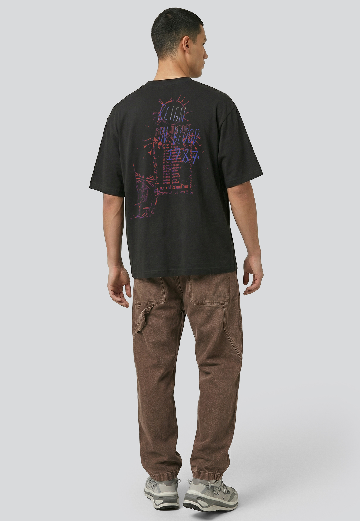 REIGN IN BLOOD TEE VINTAGE BLACK