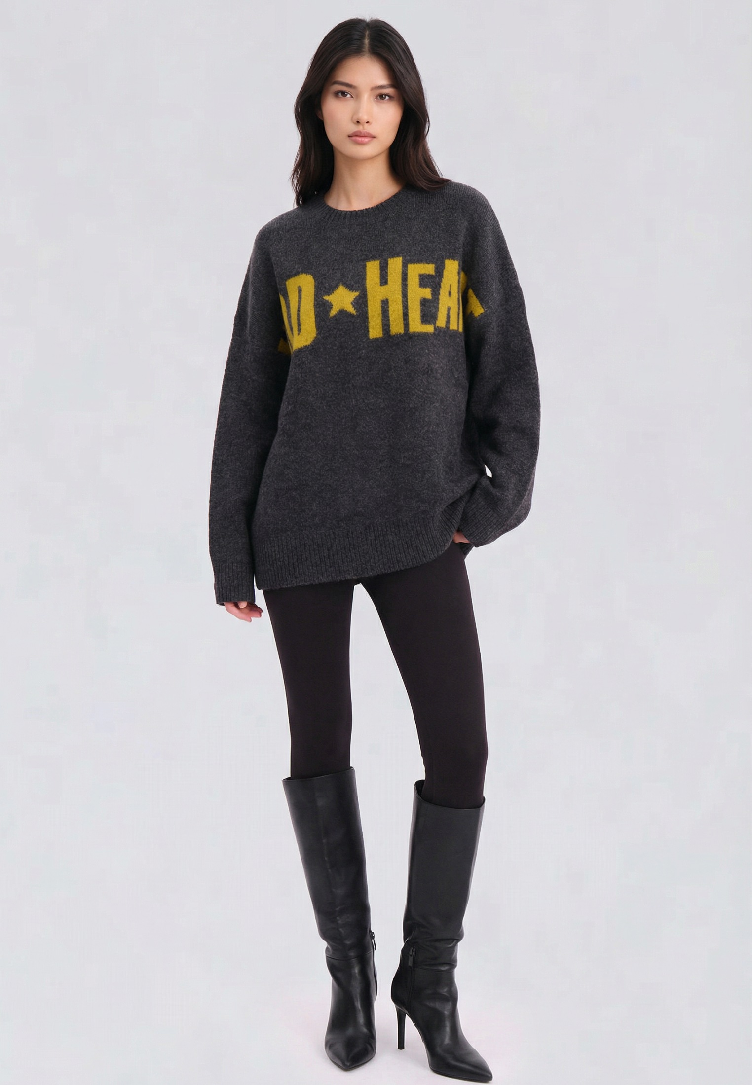 HATTY JUMPER CHARCOAL