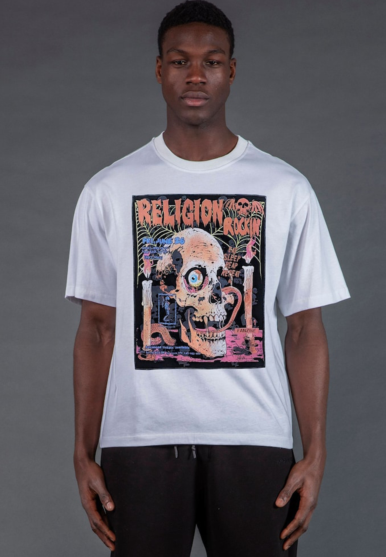 RELIGION ROCKING T-SHIRT WHITE