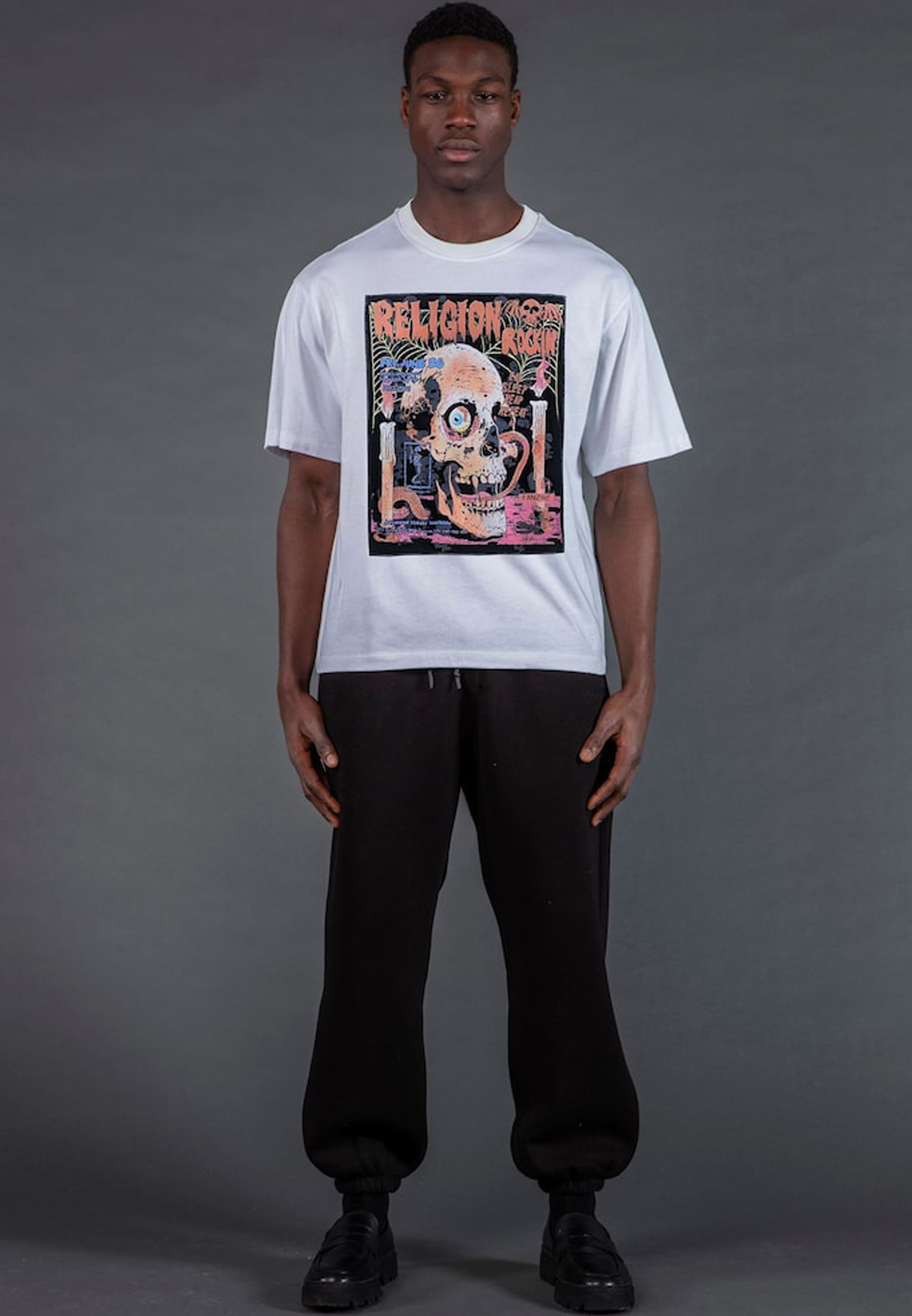 RELIGION ROCKING T-SHIRT WHITE