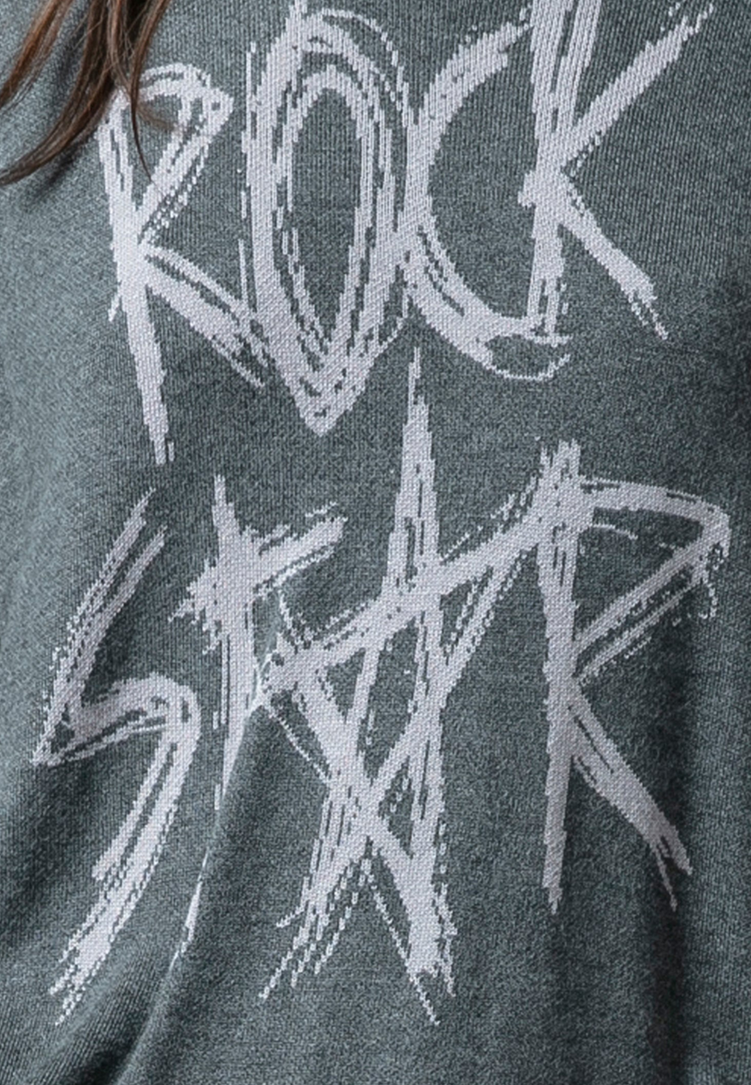 ROSIE ROCK STAR JUMPER GREY MARL