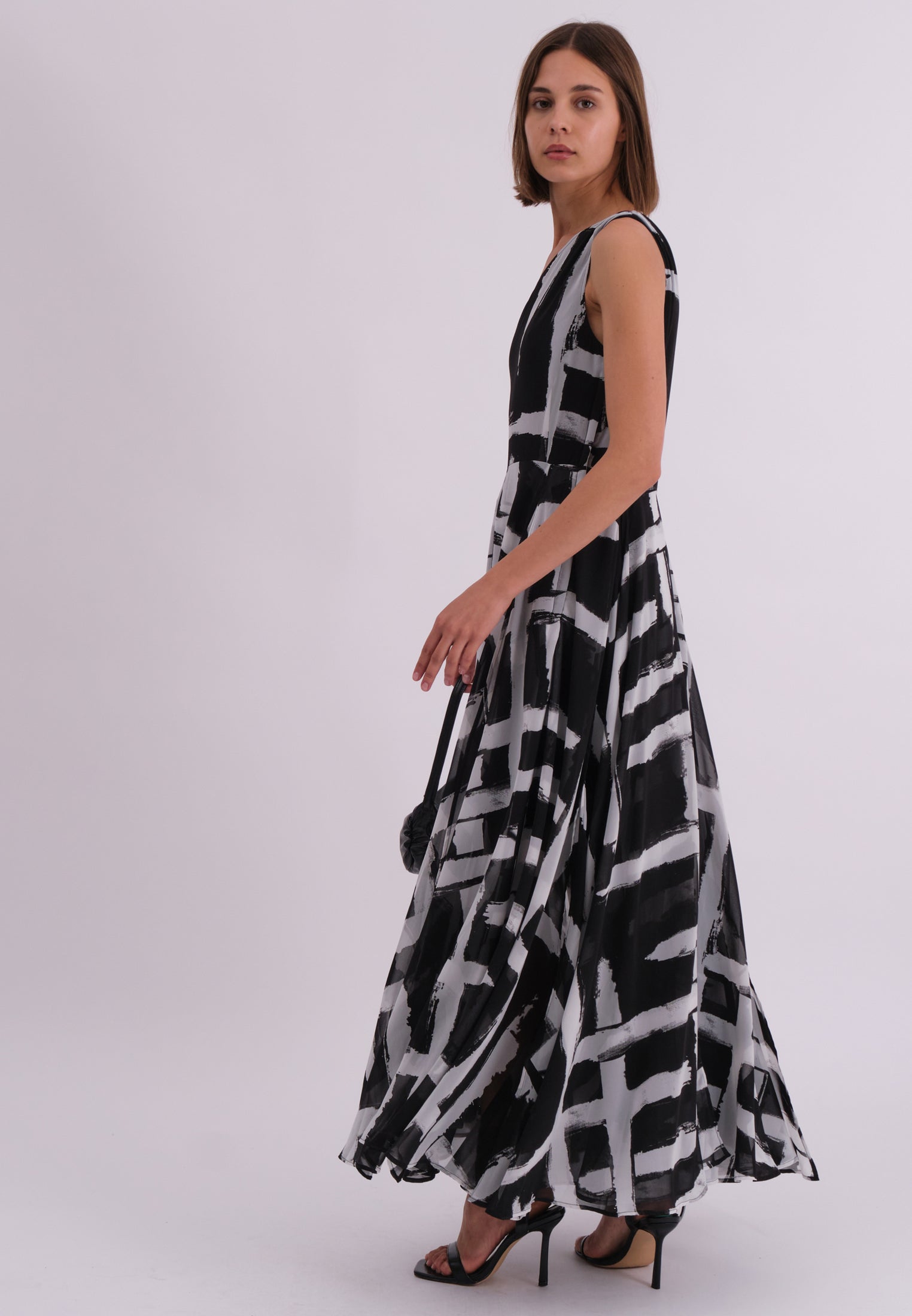 SIGNATURE MAXI DRESS SELVAGE BLACK