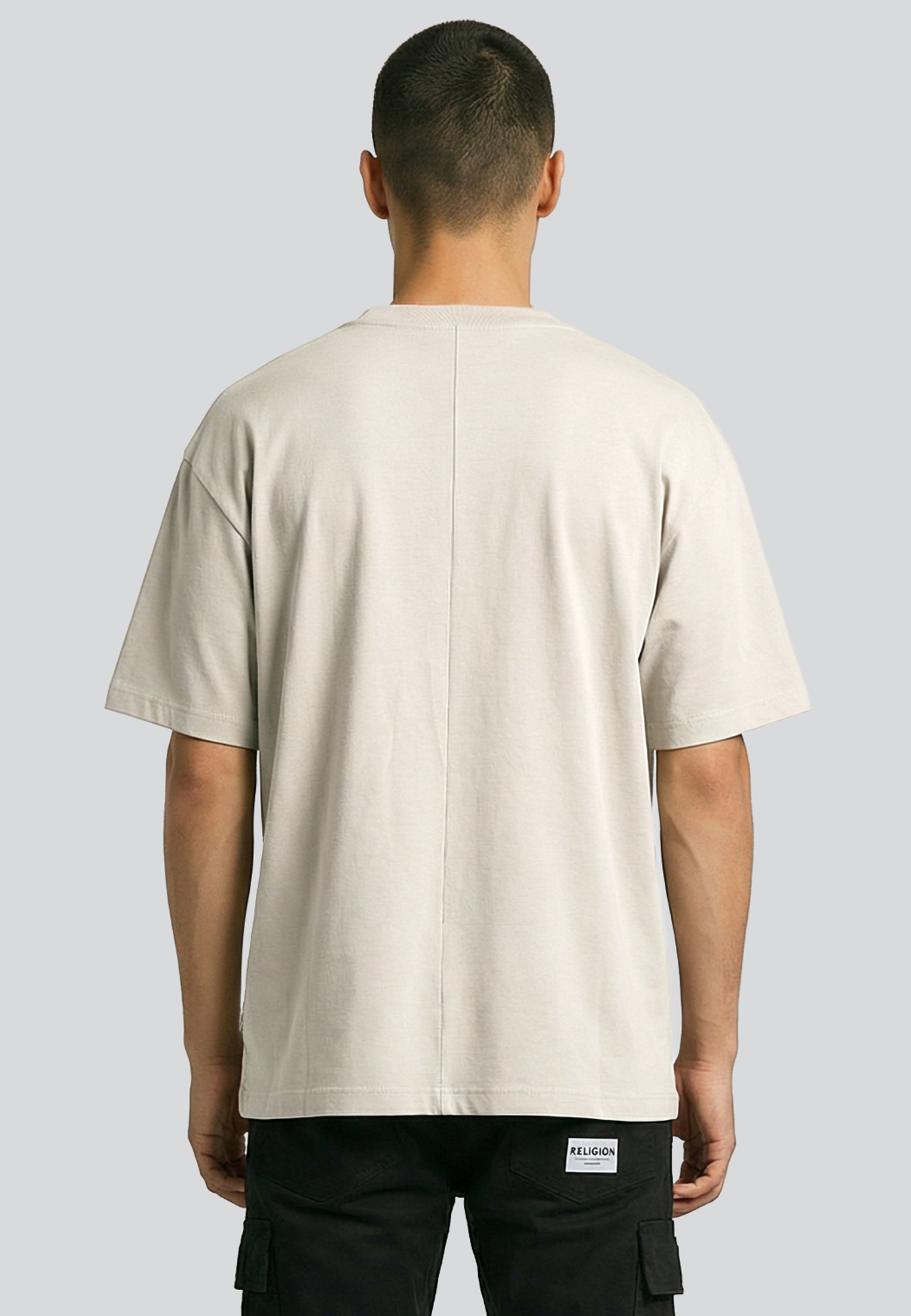 SINGLE ROSE T-SHIRT TAN