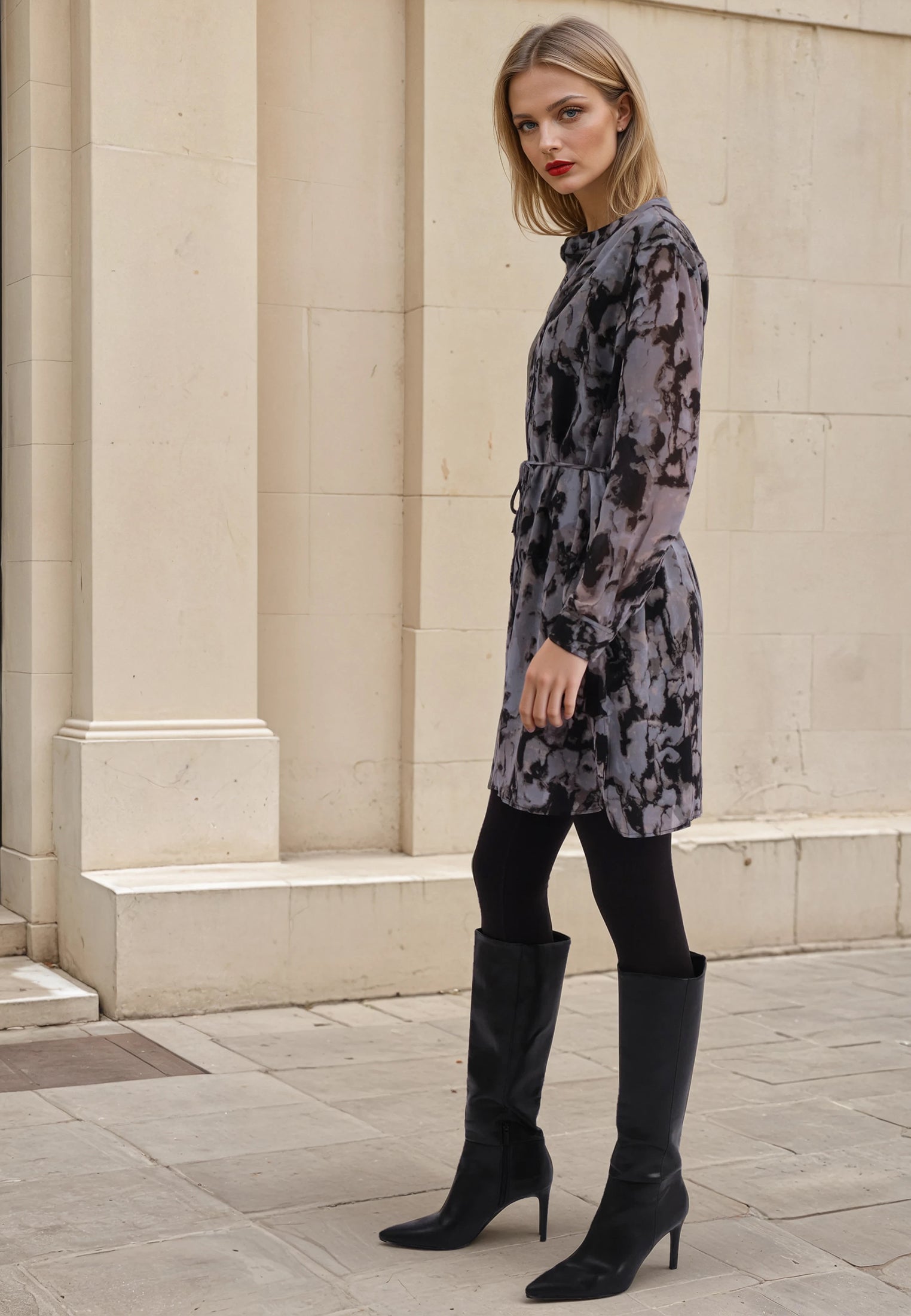 SOLSTICE KAFTAN SOLVENT BRINDLE