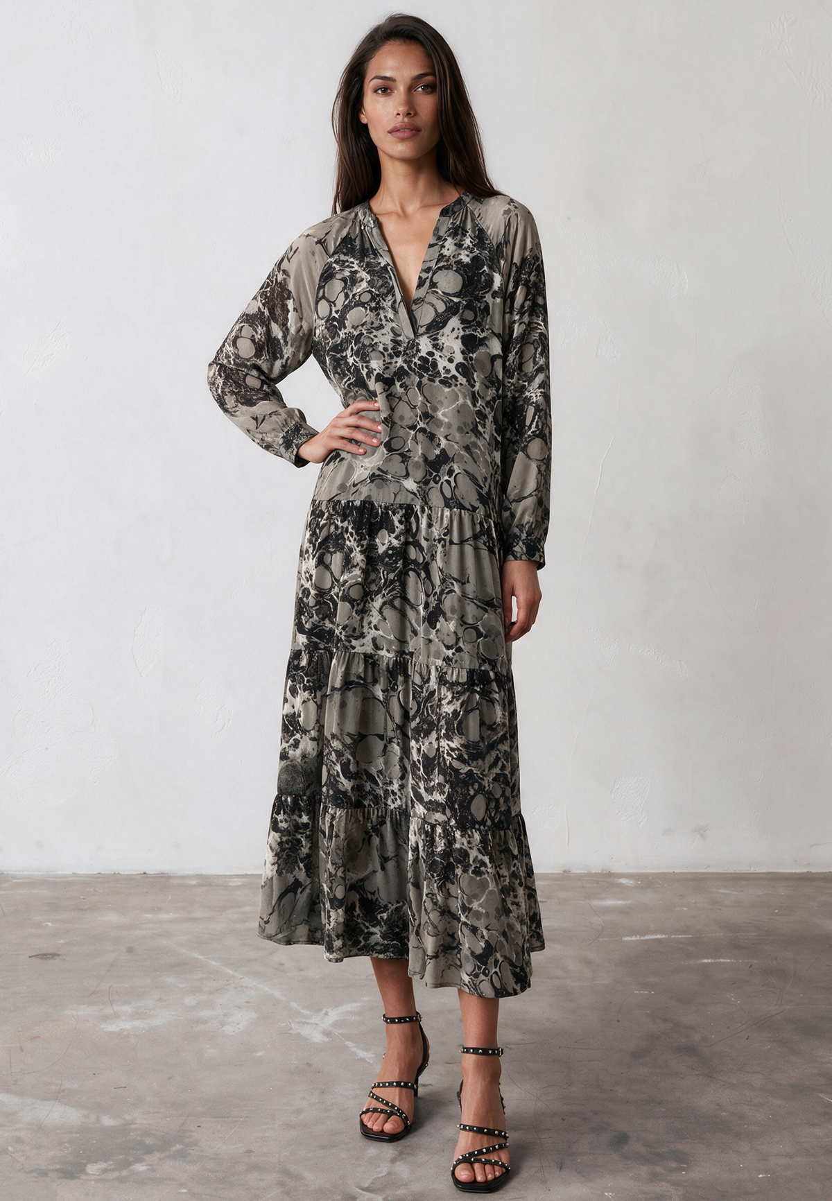 SUNSET MAXI DRESS STREAM