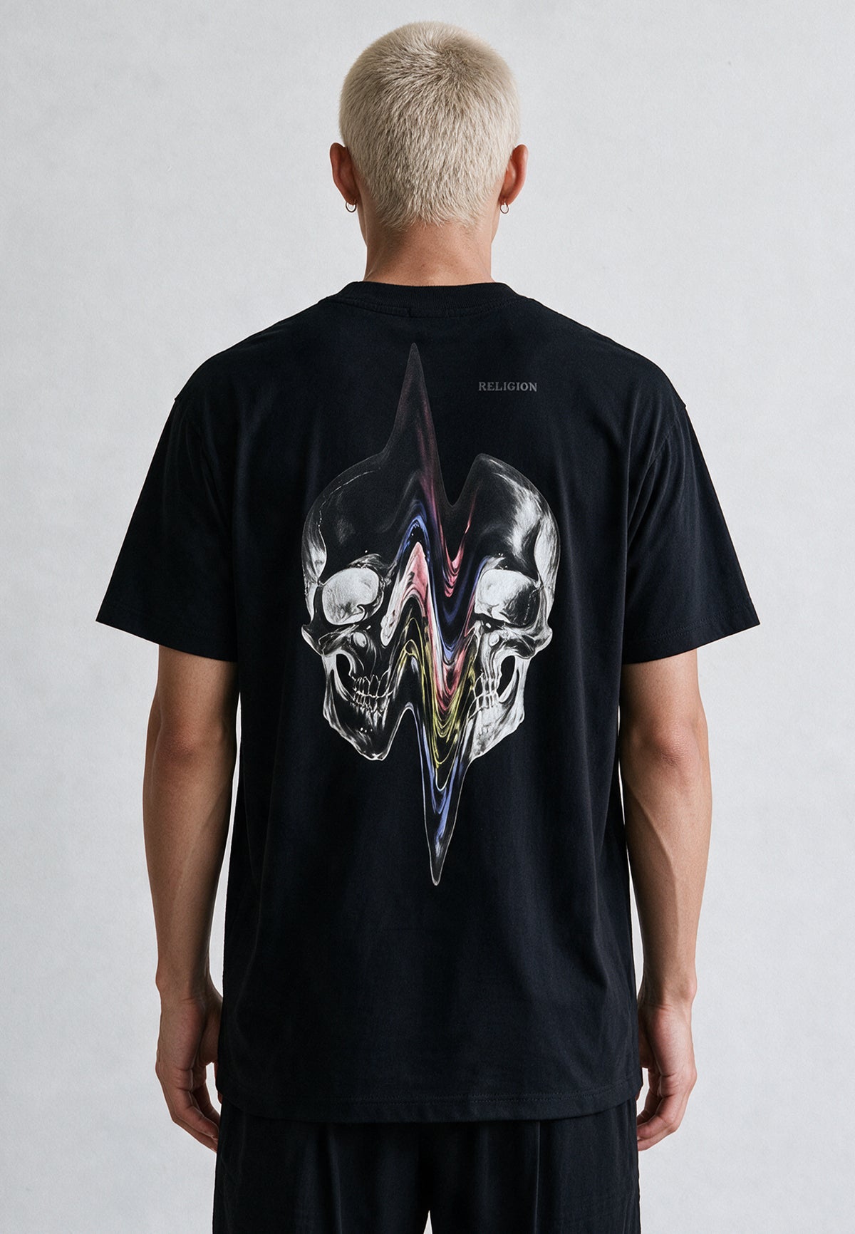 DISTORTED T-SHIRT BLACK