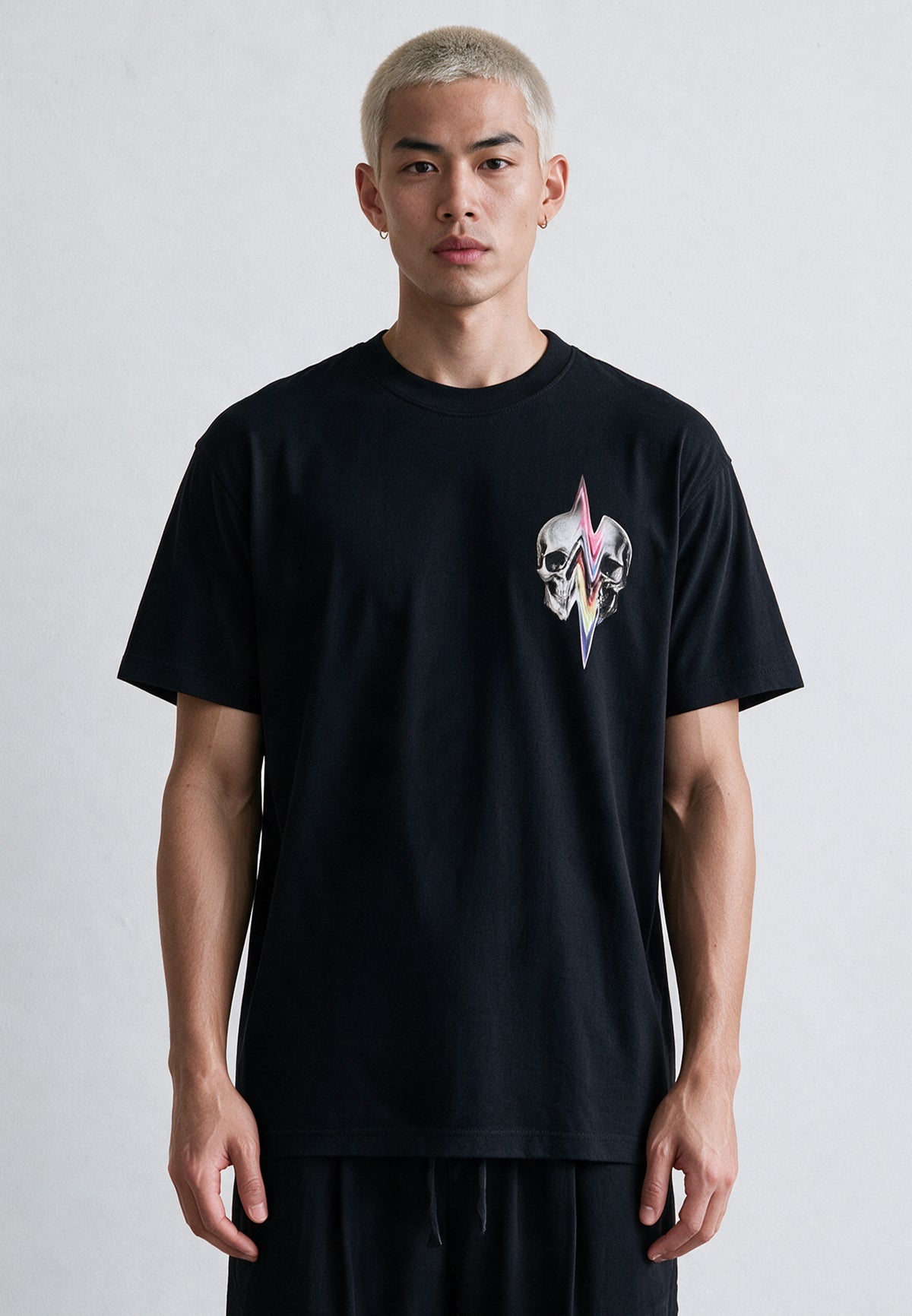 DISTORTED T-SHIRT BLACK
