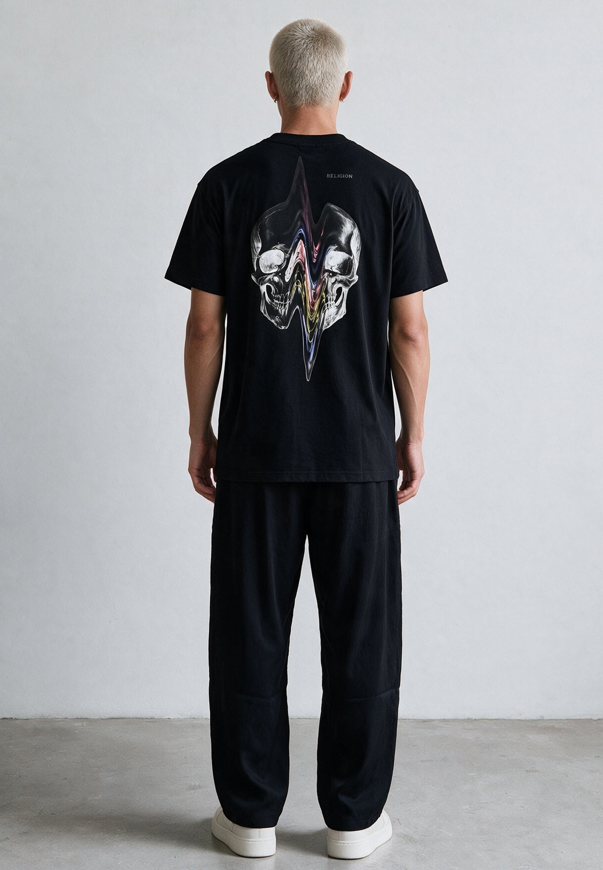 DISTORTED T-SHIRT BLACK