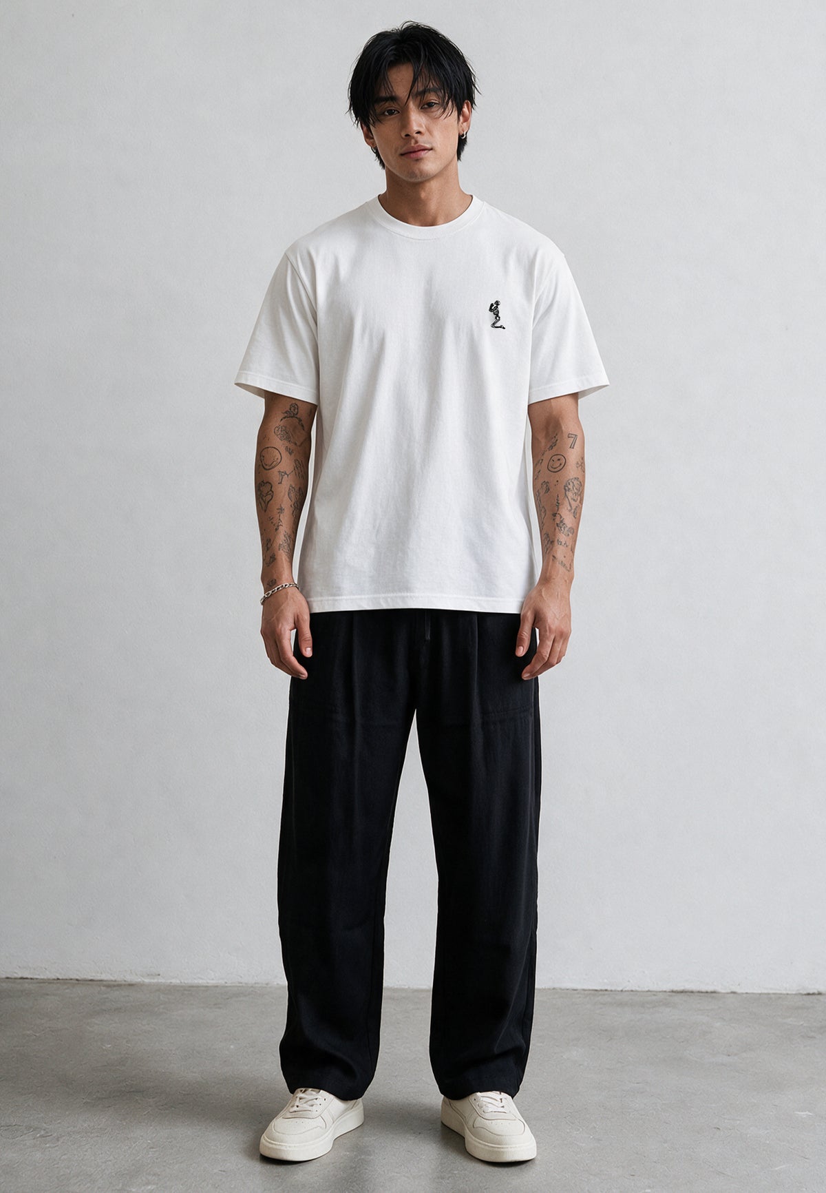 SKULL WINGS T-SHIRT WINTER WHITE