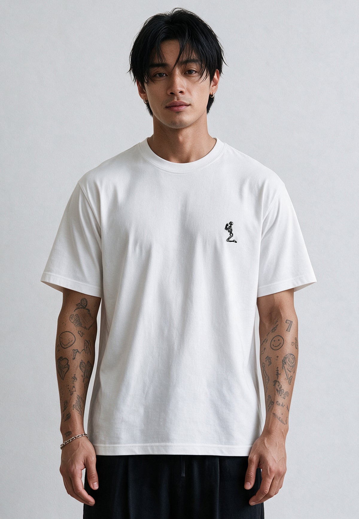 SKULL WINGS T-SHIRT WINTER WHITE