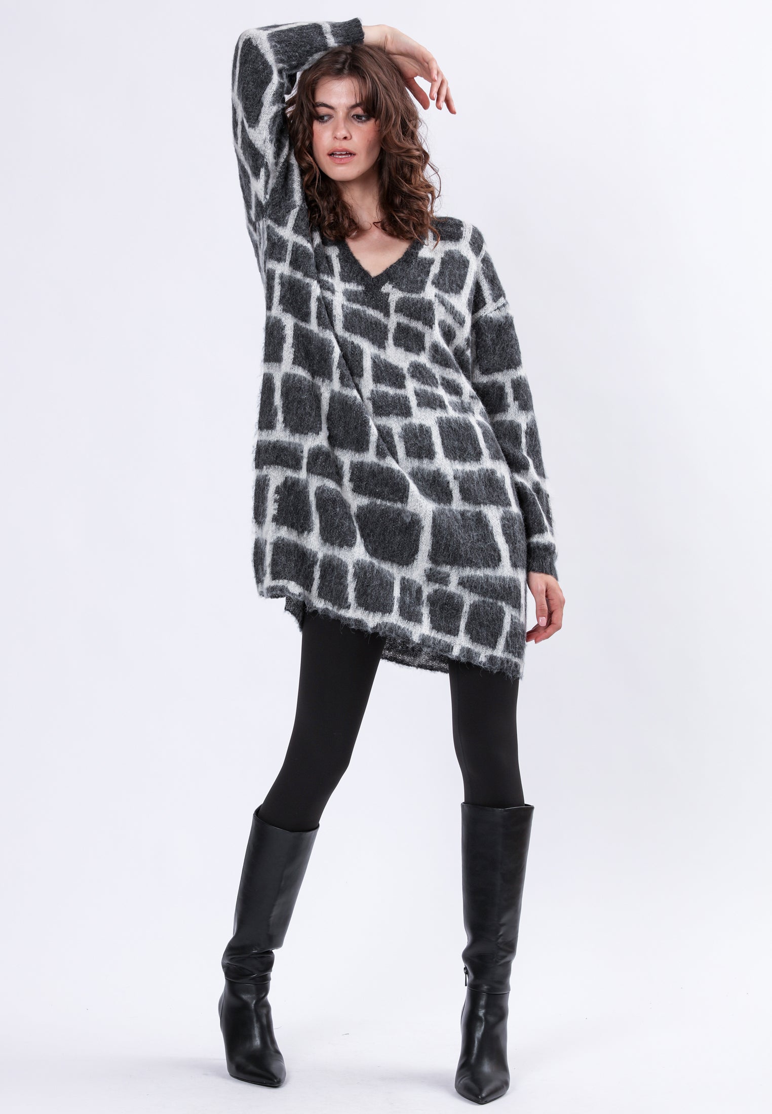 TEMPO TUNIC LIZARD JACQUARD