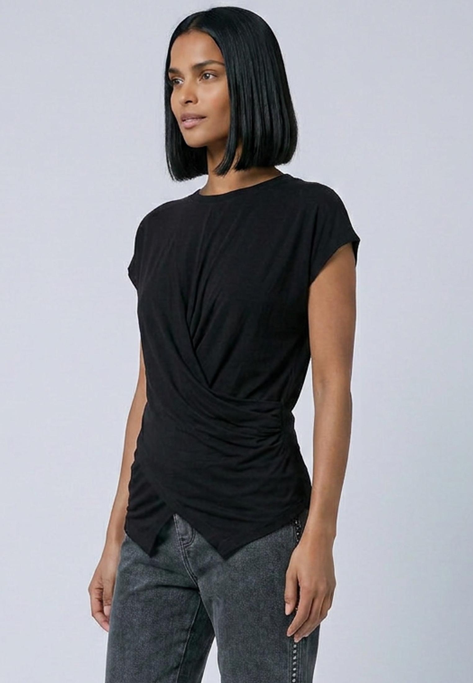TIME T-SHIRT JET BLACK