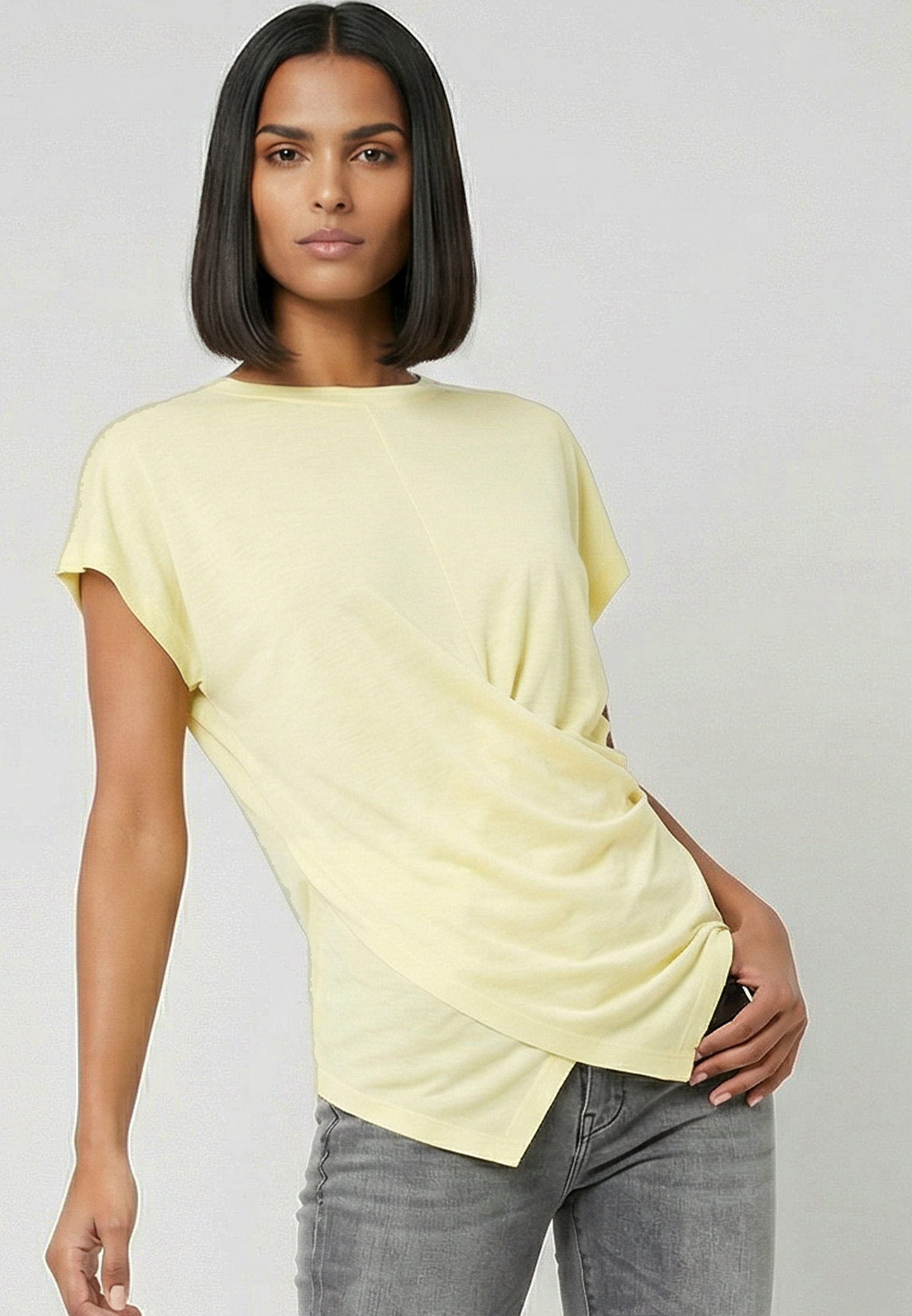 TIME T-SHIRT NEW YELLOW